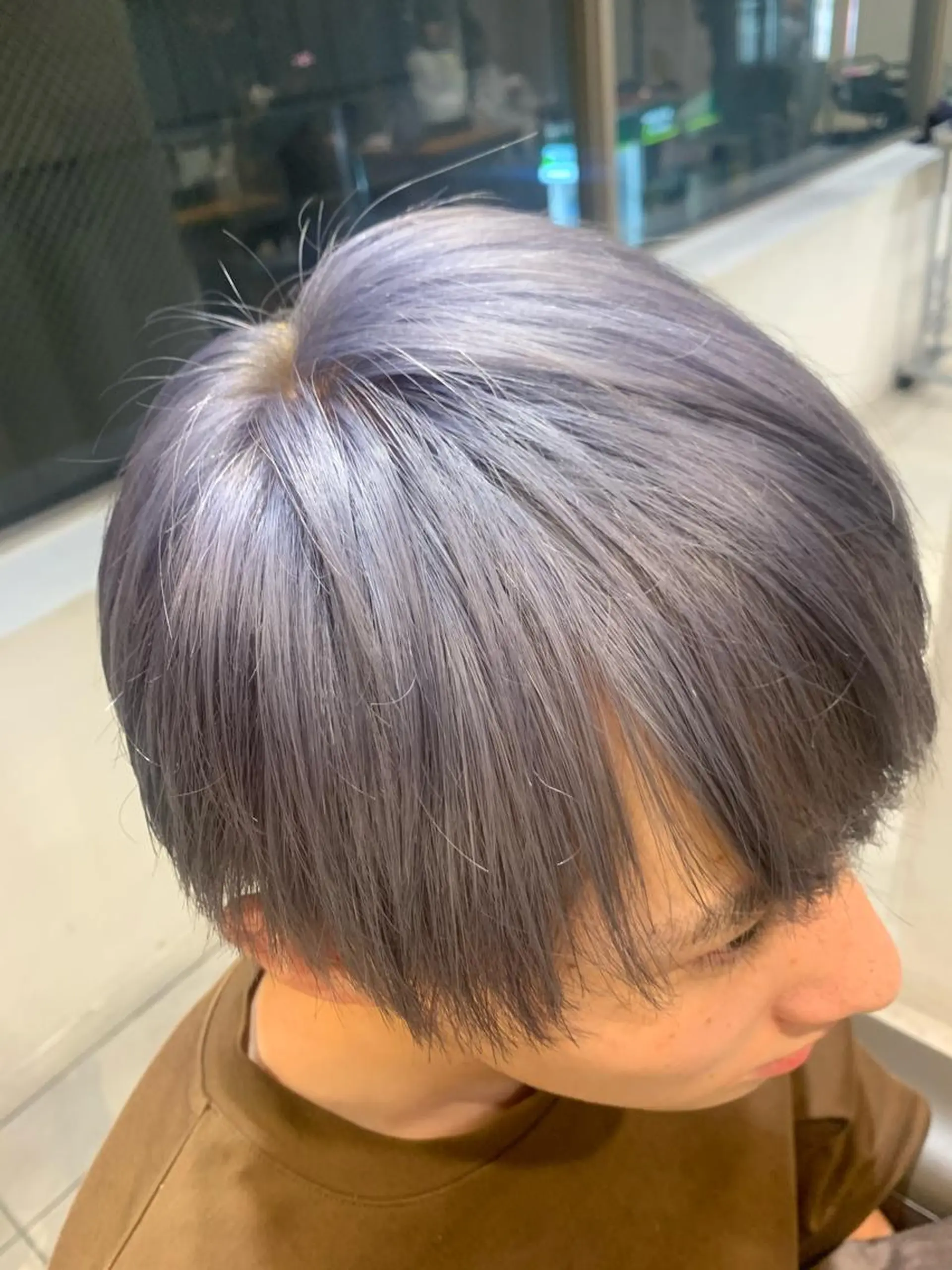 カラー メンズ カット 縮毛矯正 乾かすだけでサラ艶に /髪質改善西村涼太のヘアスタイル