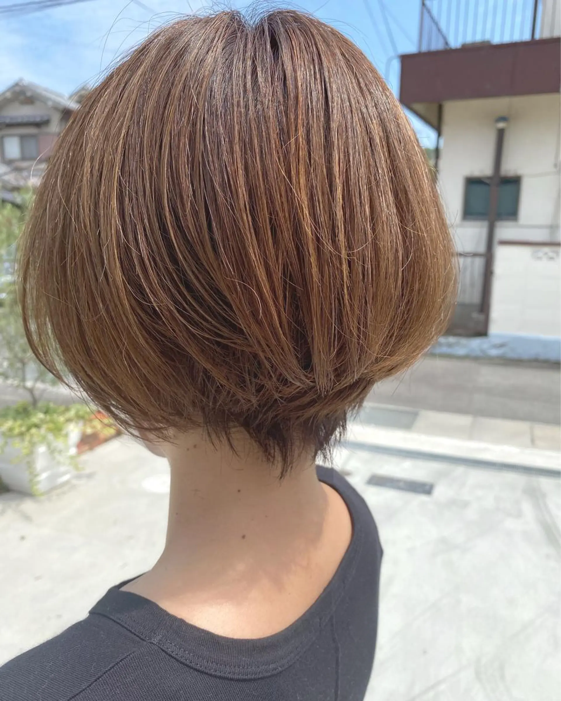 ショート noppo所属・NOPPO 和泉市 美容室/奥村 飛鳥のヘアスタイル