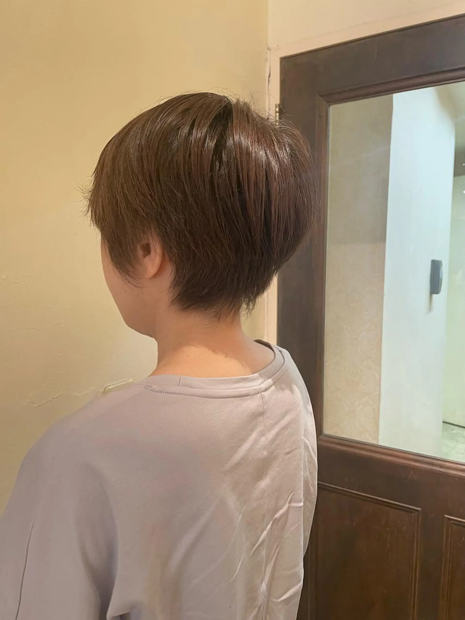 ショート 髪質改善カラー ベージュ🤎YUMEのヘアスタイル