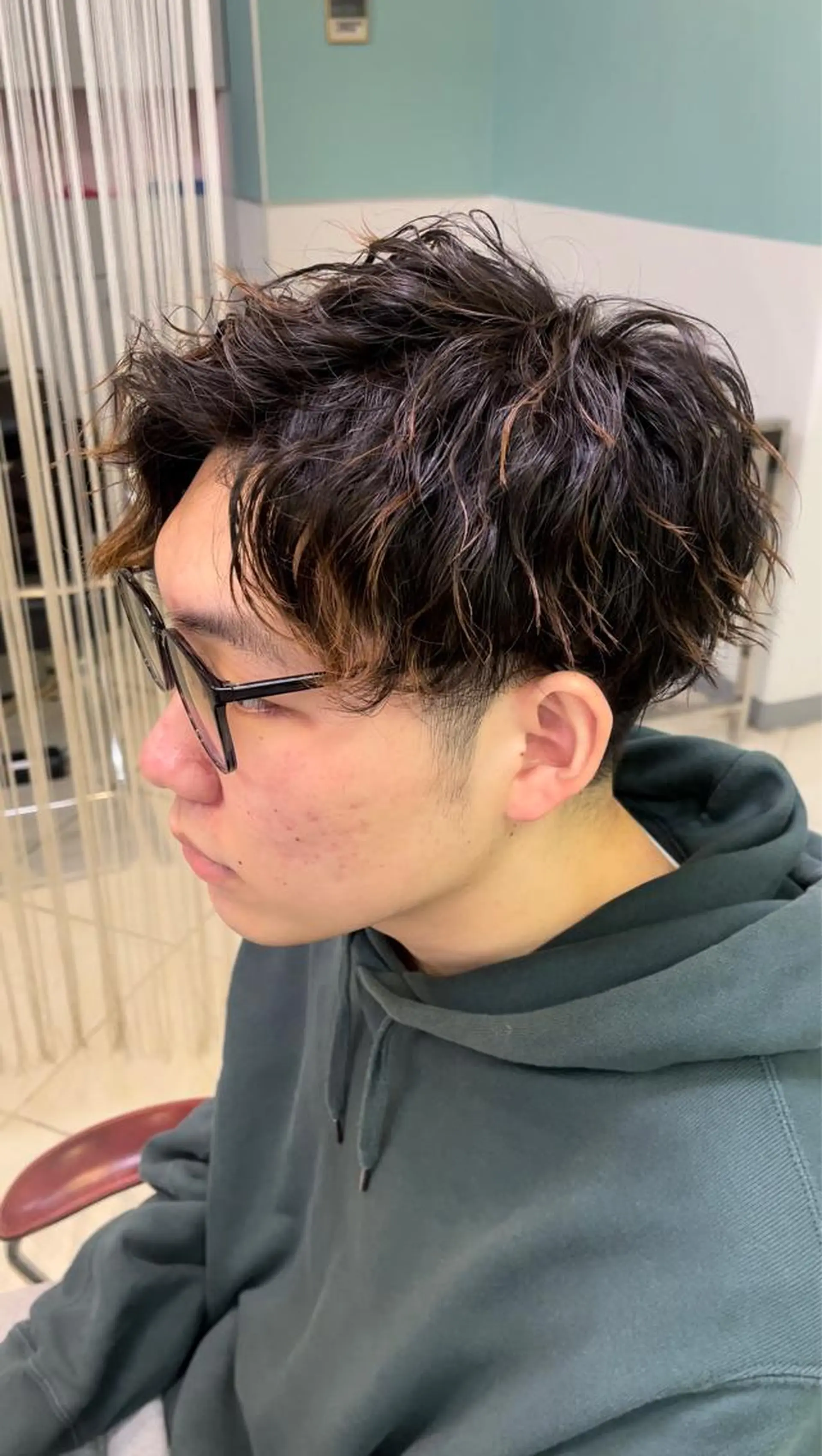 カラー パーマ メンズ TATSUKI タツキのヘアスタイル