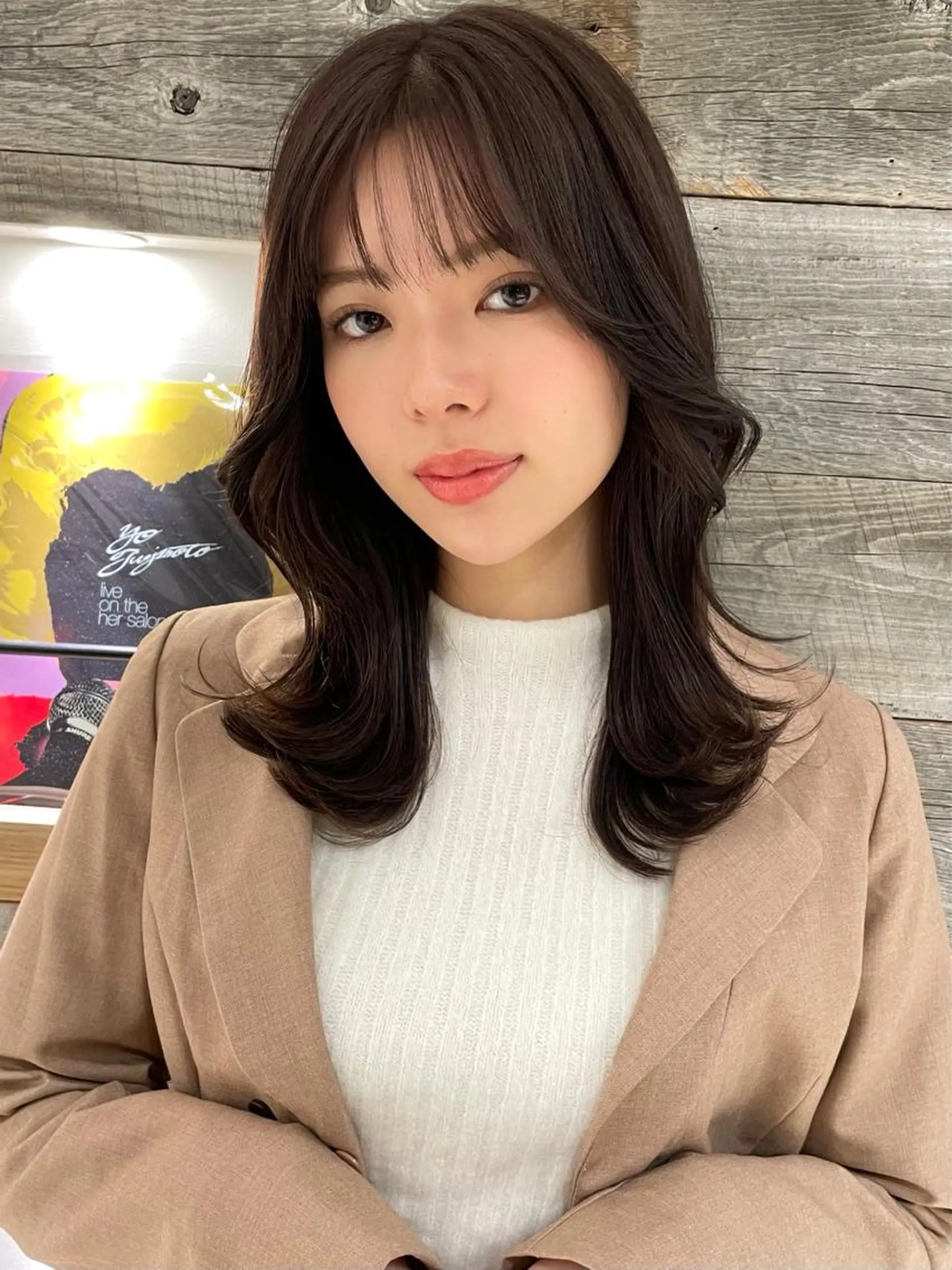 セミロング カラー インナーカラー ボブ くびれヘア 卒業式受付中🌻 肥田亜沙美のその他イメージ