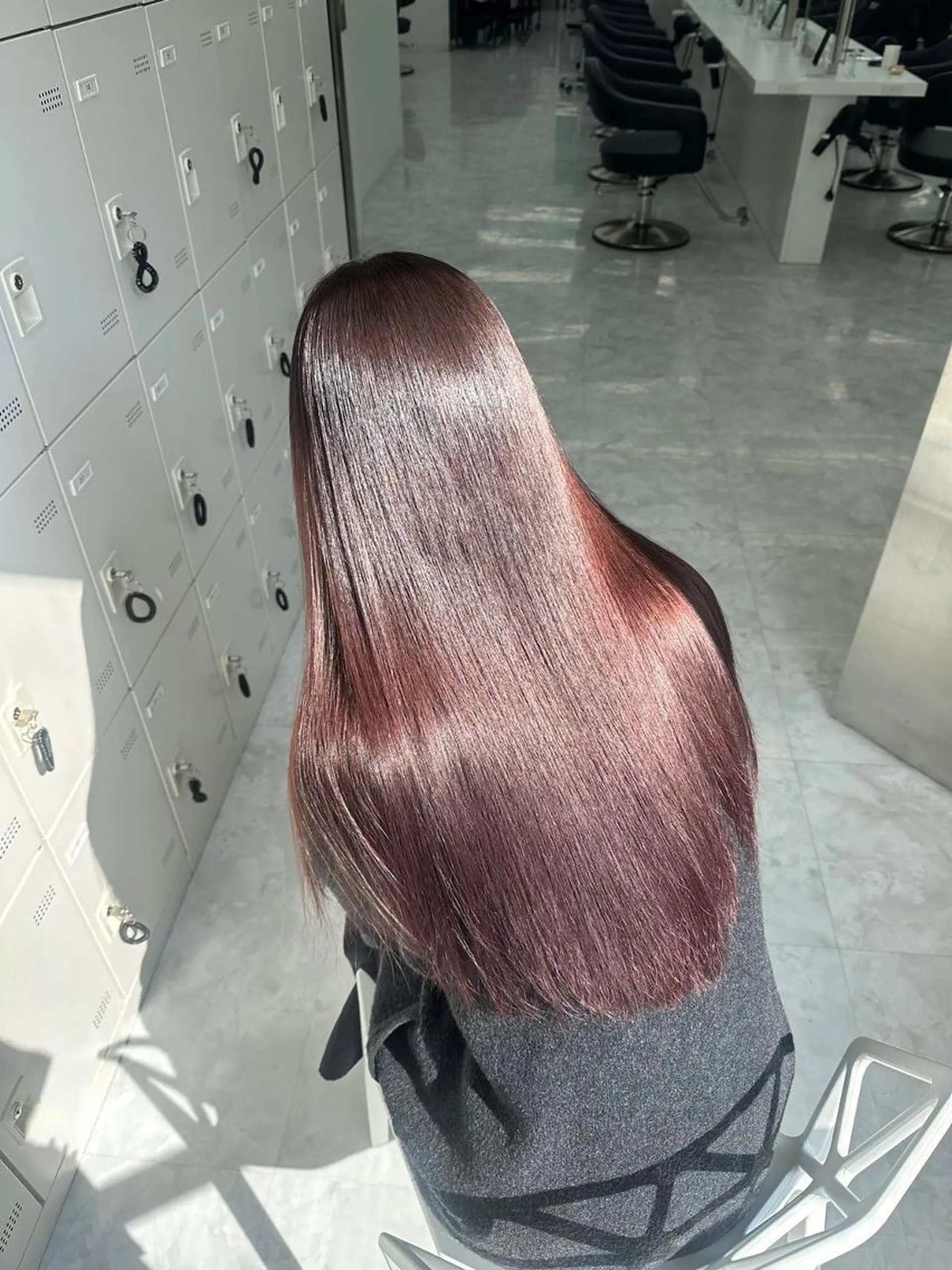 カラー 韓国透明感🫧水光 カラー🫧BABYのヘアスタイル