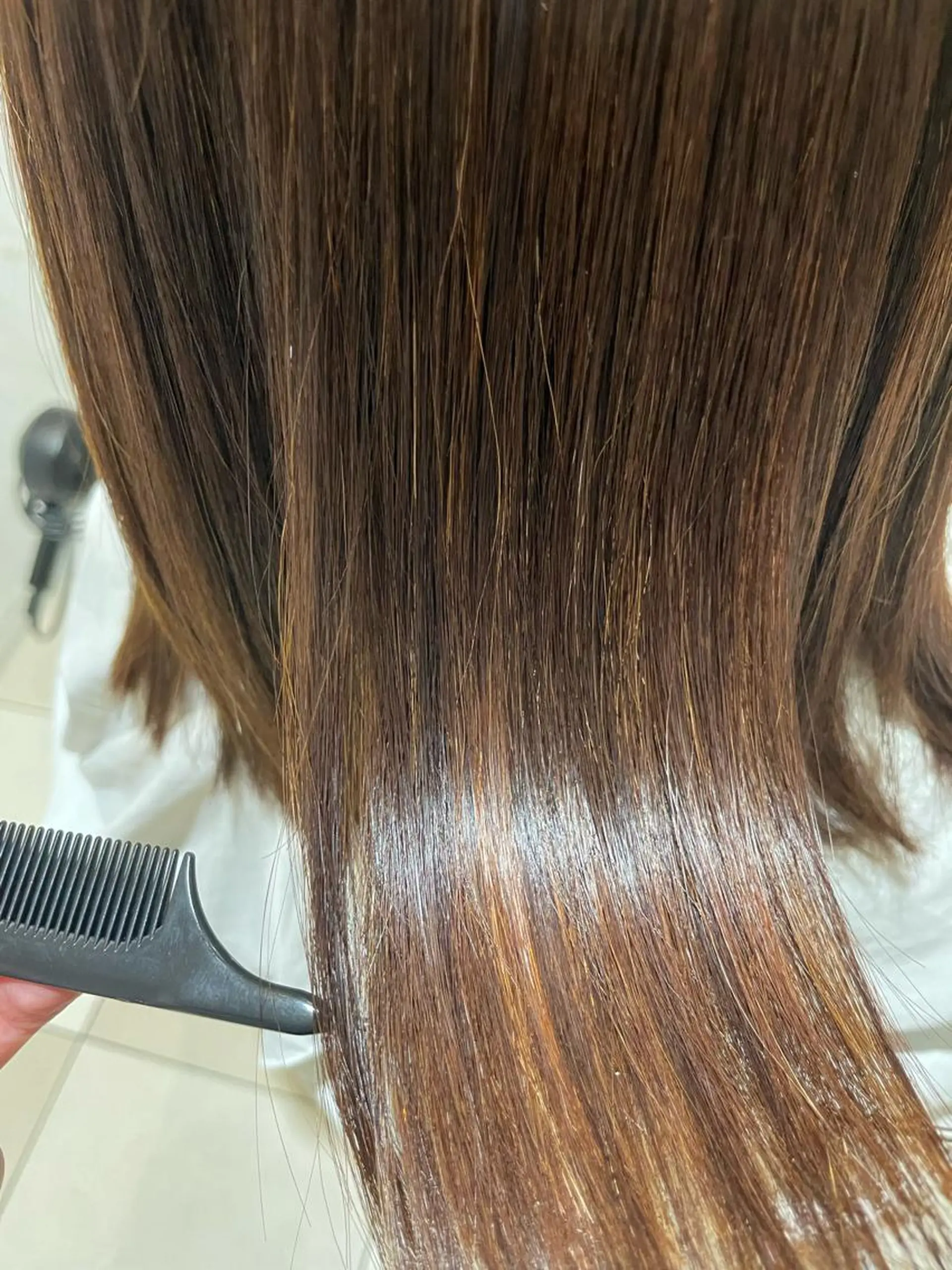 ミディアム 髪質改善 酸性ストレート u Eriko/ ヘアセット/美髪のヘアスタイル