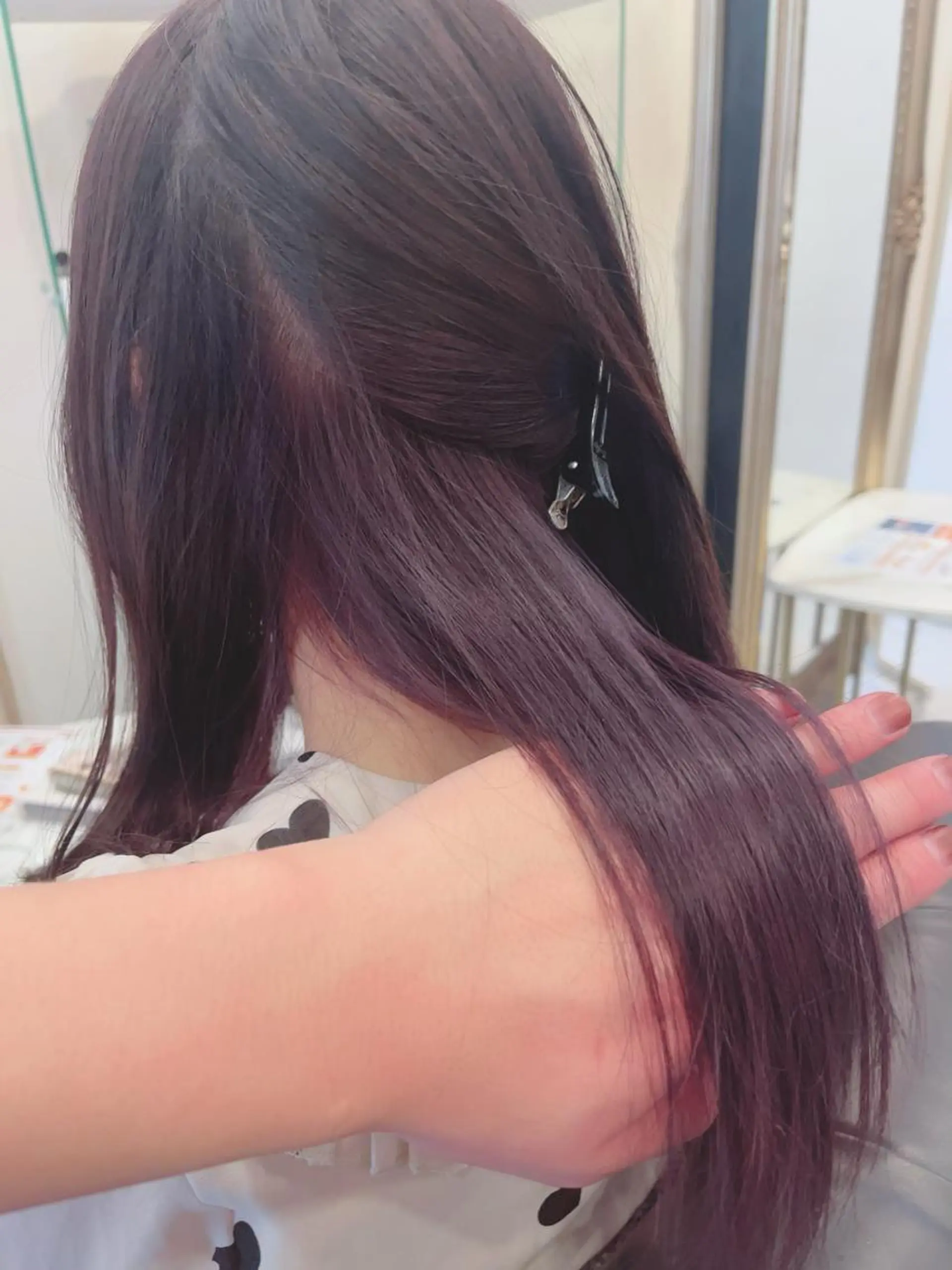 ロング カット ヘアカラー トリートメント ケアブリーチ&シール エクステの店和田翔莉のヘアスタイル