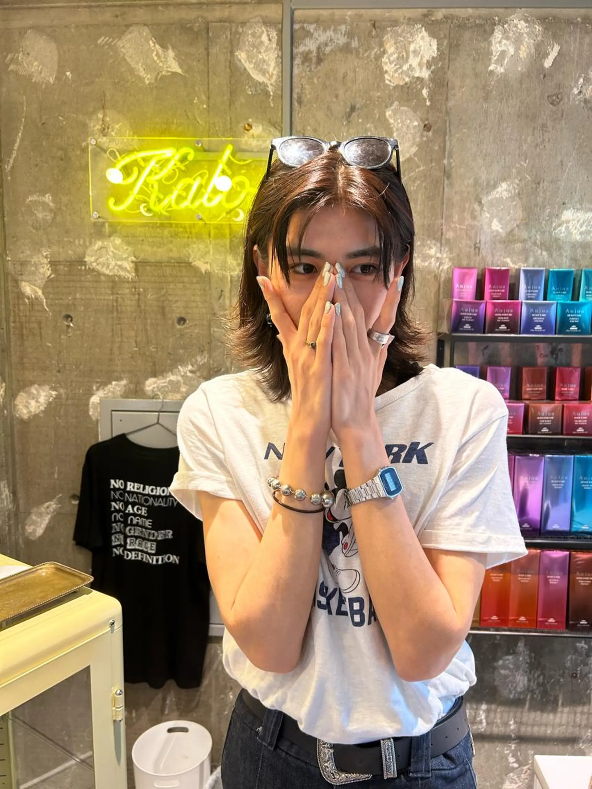 ネイル ラメ(グリッター) メンズネイル 🌀個性派ネイル🌀 シノのネイルデザイン
