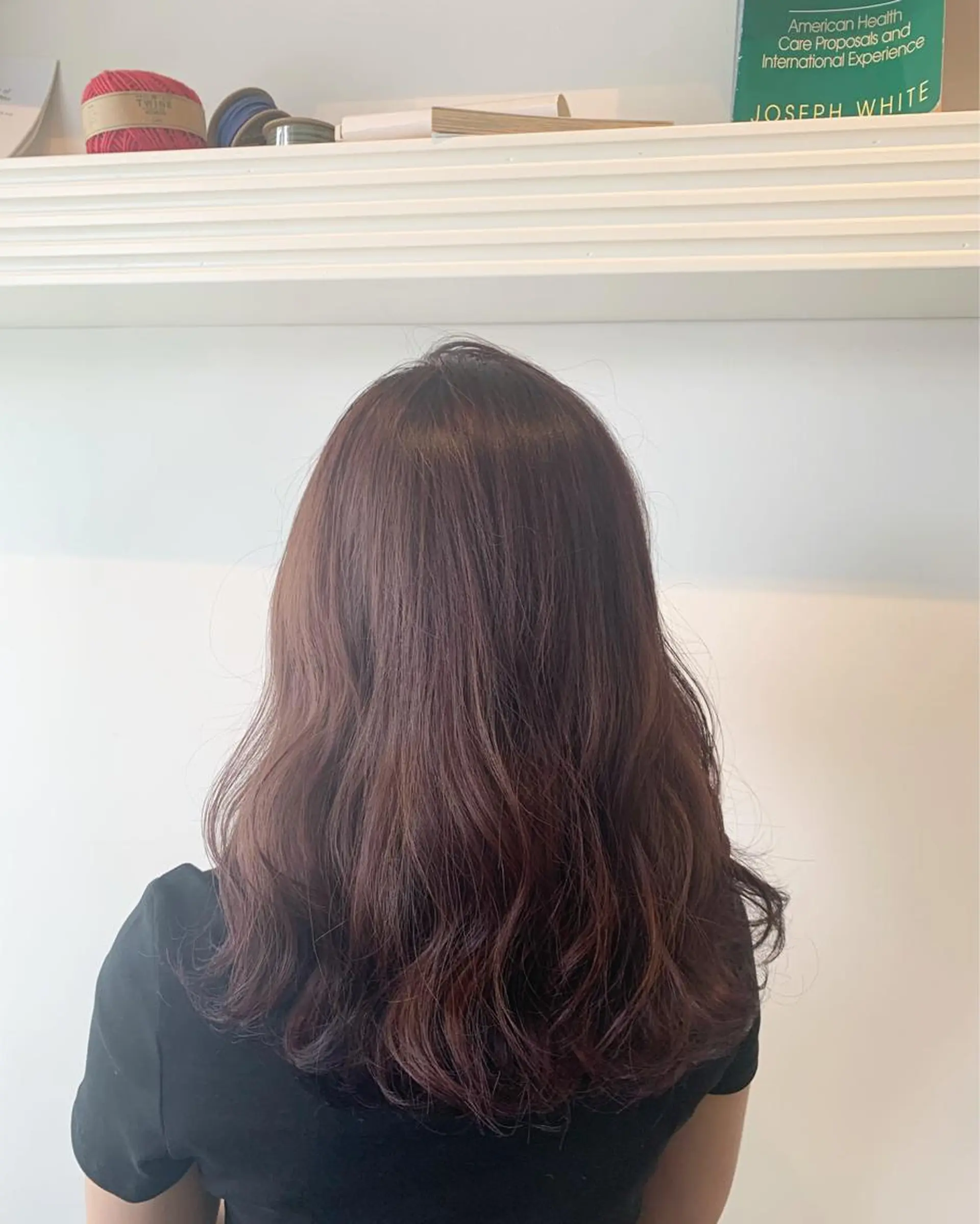 セミロング ヘアカラー トリートメント ヘッドスパ ヘアセット 山口 竣也のヘアスタイル