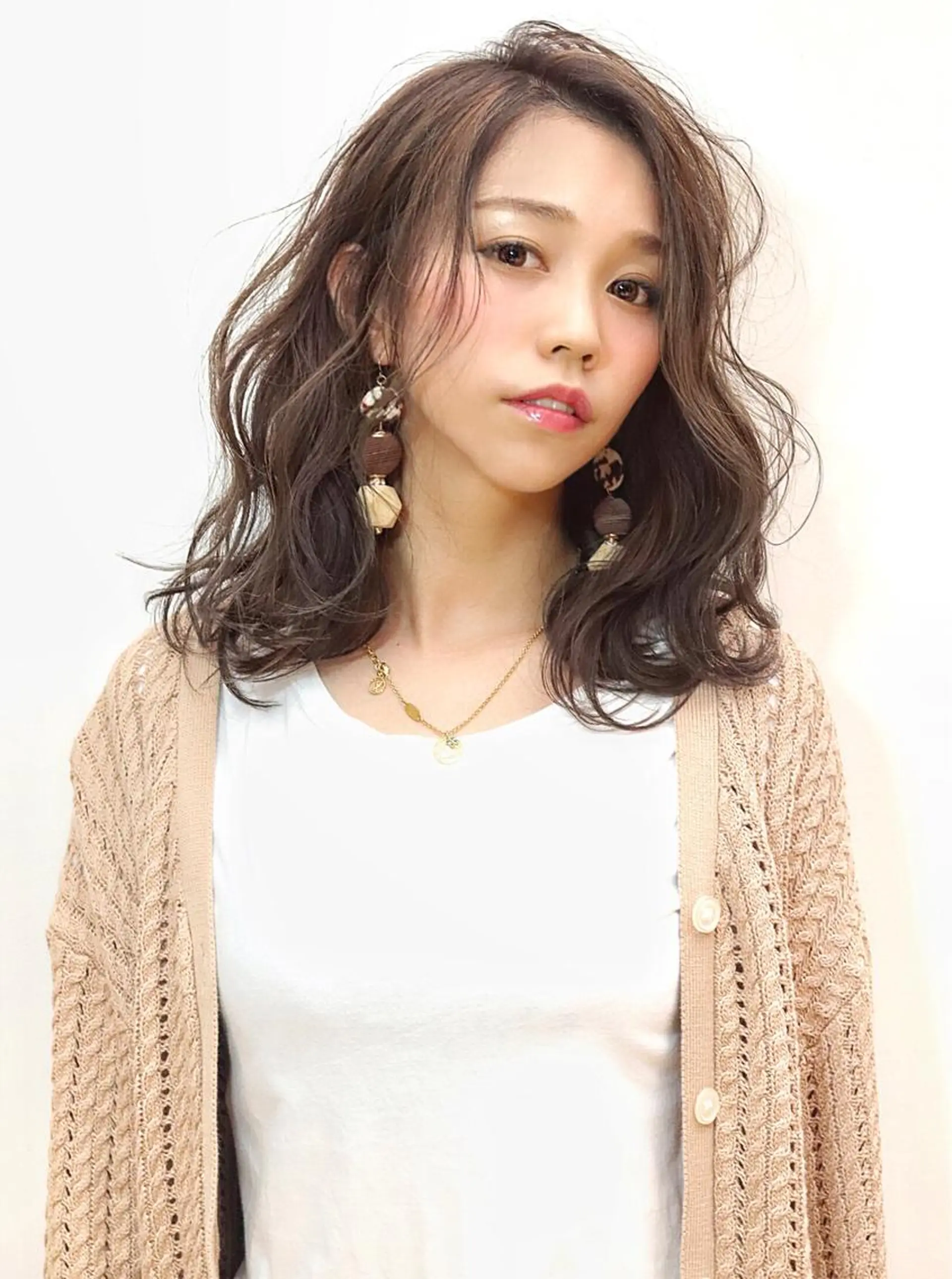 ミディアム カラー パーマ カット ヘアカラー トリートメント 🤲ヘッドスパ🤲 たにぐち✂️あつしのヘアスタイル