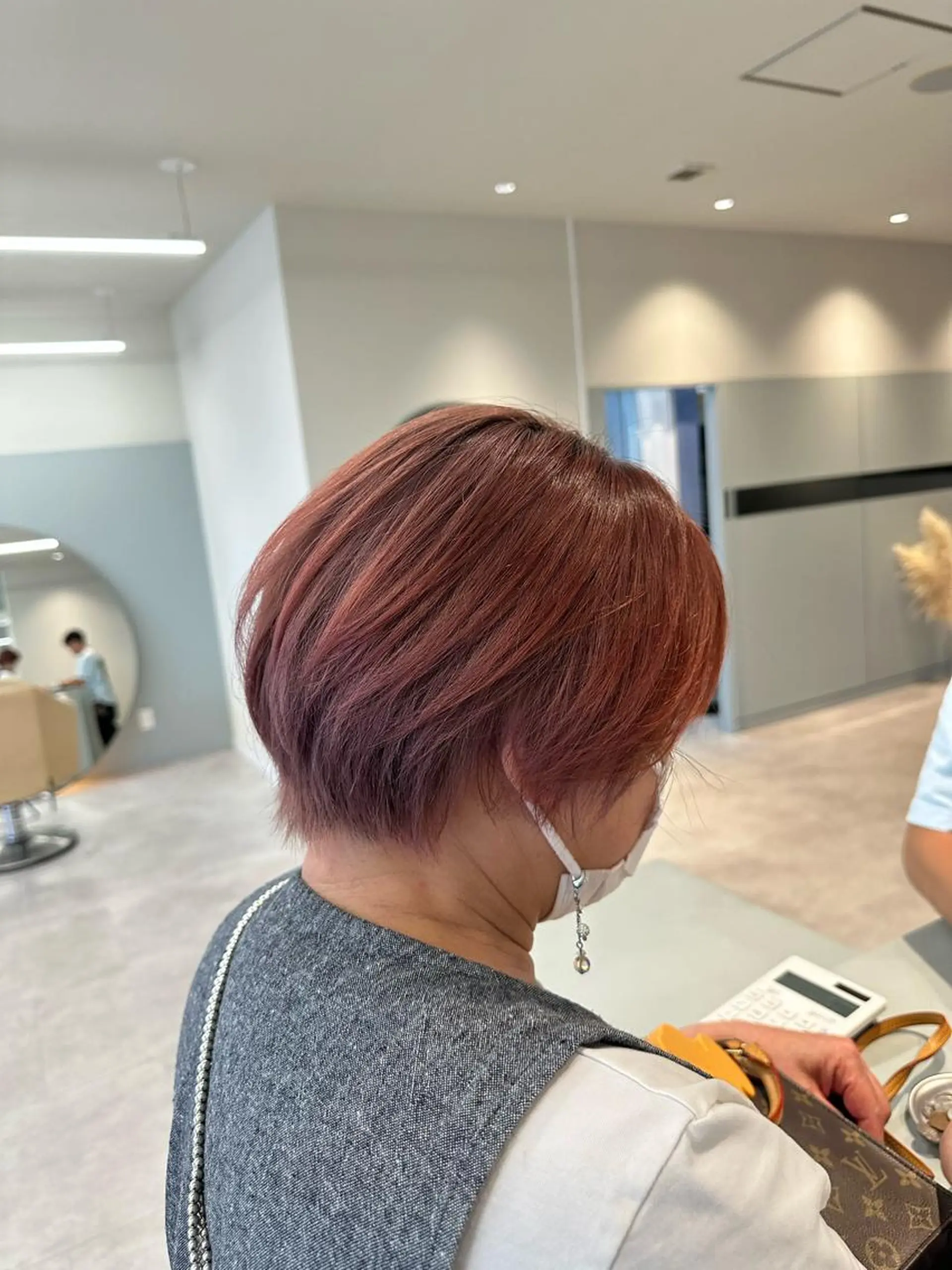 ショート カット ヘアカラー 【デザインカラー】 難波 秀喜のヘアスタイル