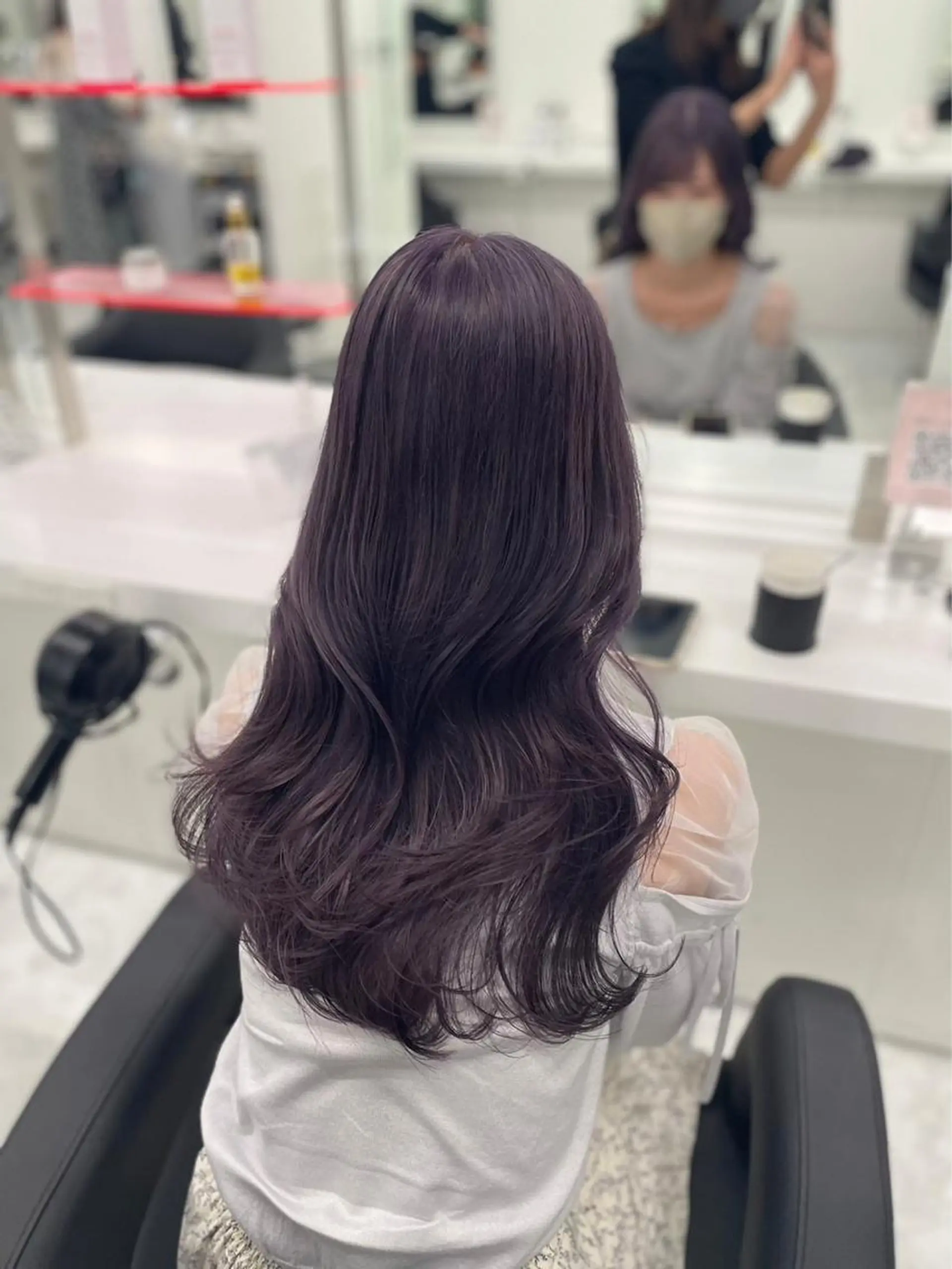 カラー ヘアカラー トリートメント ヘッドスパ ヘアセット 🤍韓国寒色カラー 🤍MADOKAのヘアスタイル
