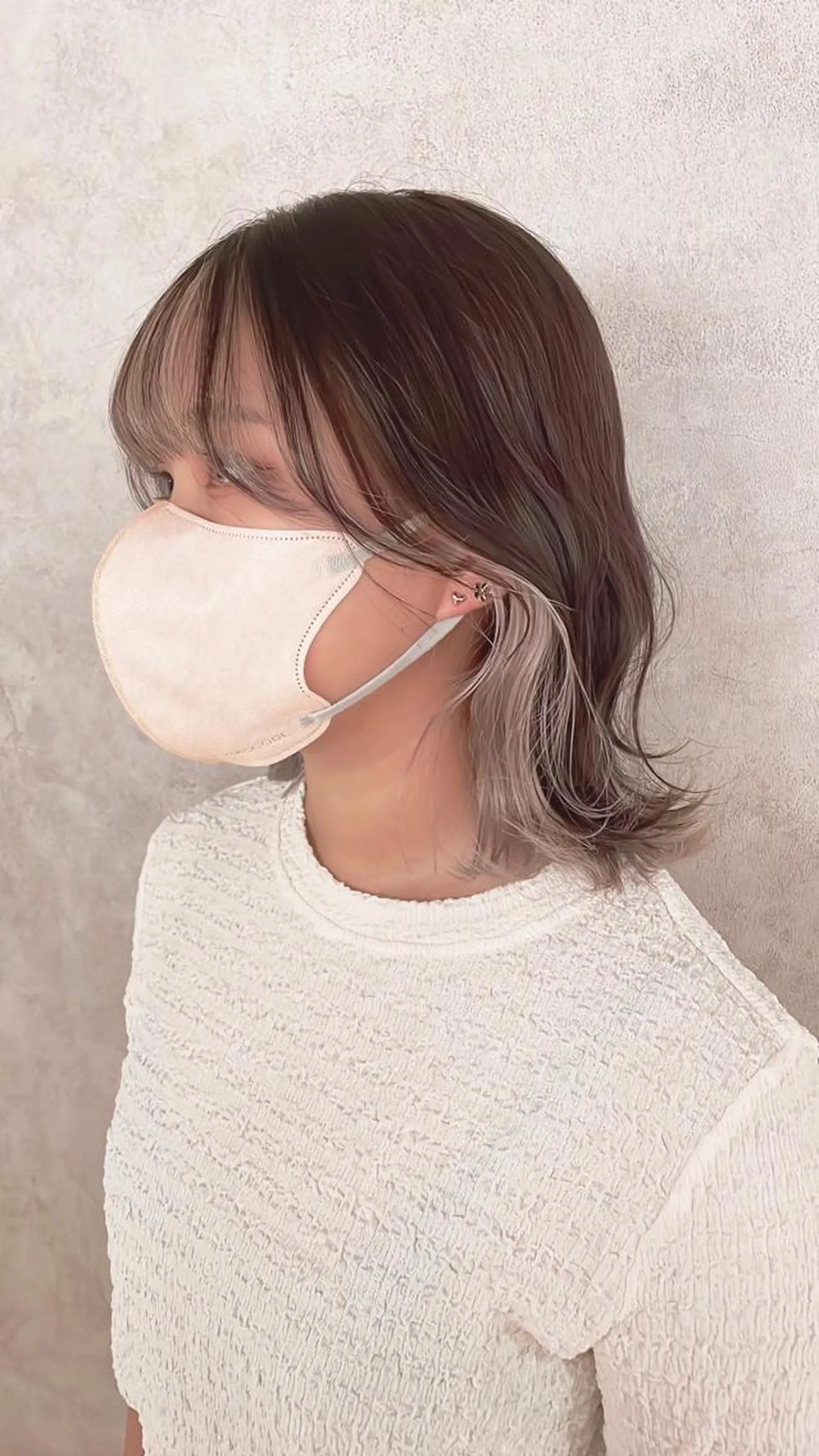 カラー ベージュカラー インナーカラー ヘアカラー トリートメント 渋谷:インナーカラー ／🍒エリカ🍒のヘアスタイル