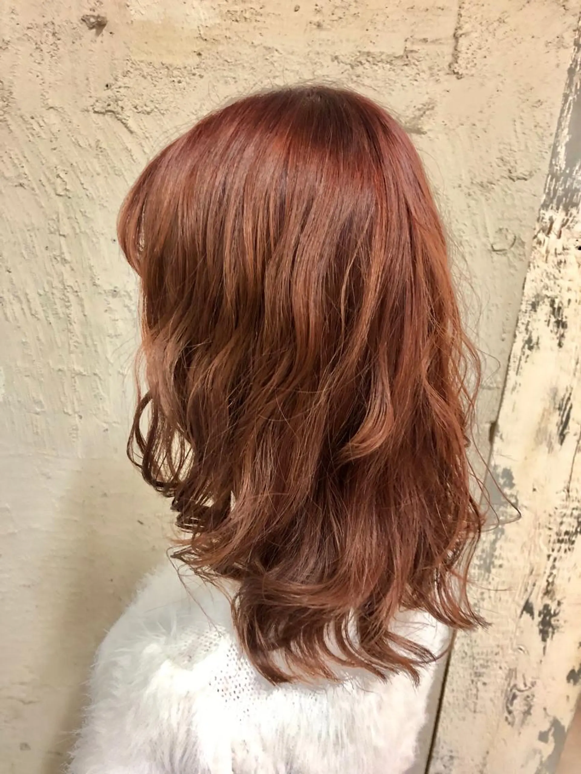 セミロング カラー ブリーチ ケアブリーチ ダブルカラー イルミナカラー ピンクカラー 桐原 竜也のヘアスタイル