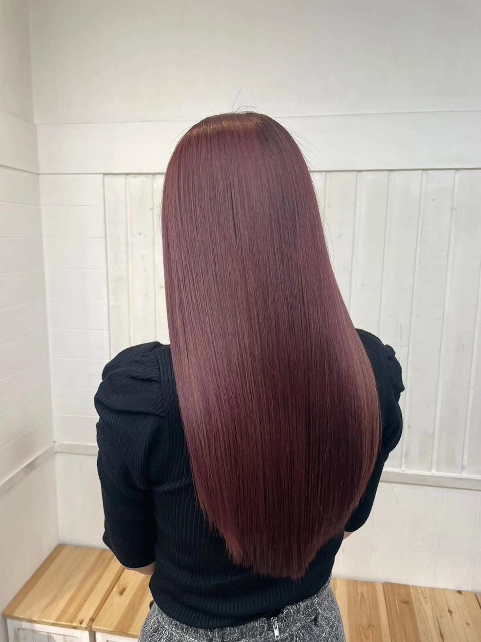 ロング カラー バレイヤージュ ブリーチ ケアブリーチ デザインカラー ダブルカラー カット トリートメント ROW町田🌹 大人可愛い/艶髪改善のヘアスタイル