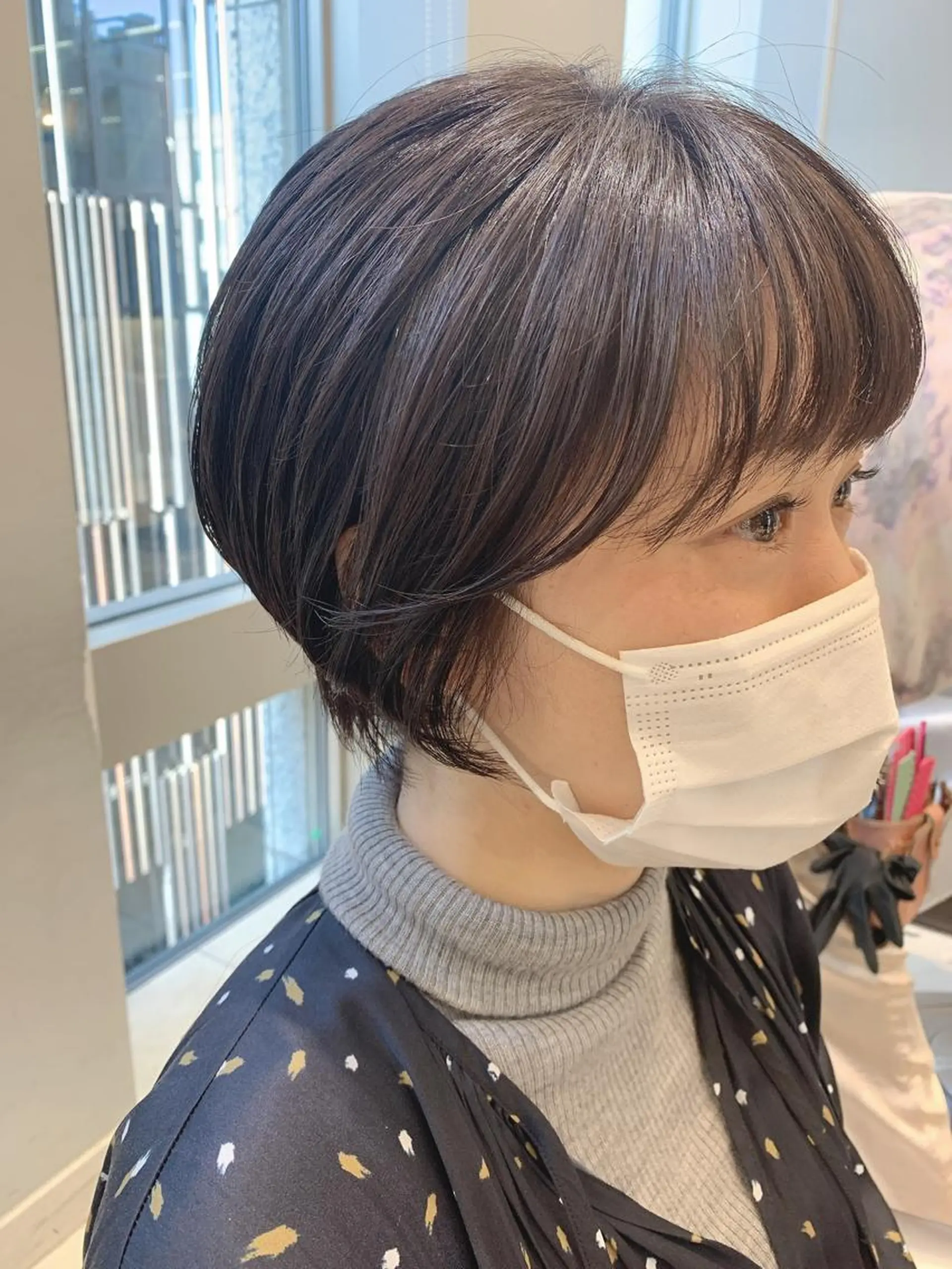 ショート カット 縮毛矯正 似合わせカット🌷関 郁美🌷のヘアスタイル