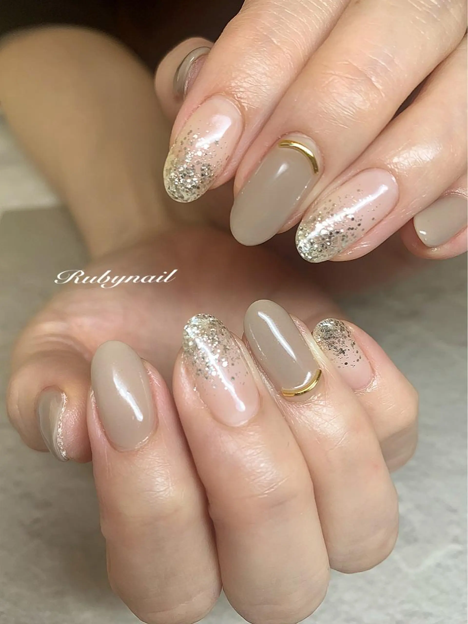 ネイル シンプルネイル Rubynail所属・プライベートサロン Rubynailのネイルデザイン