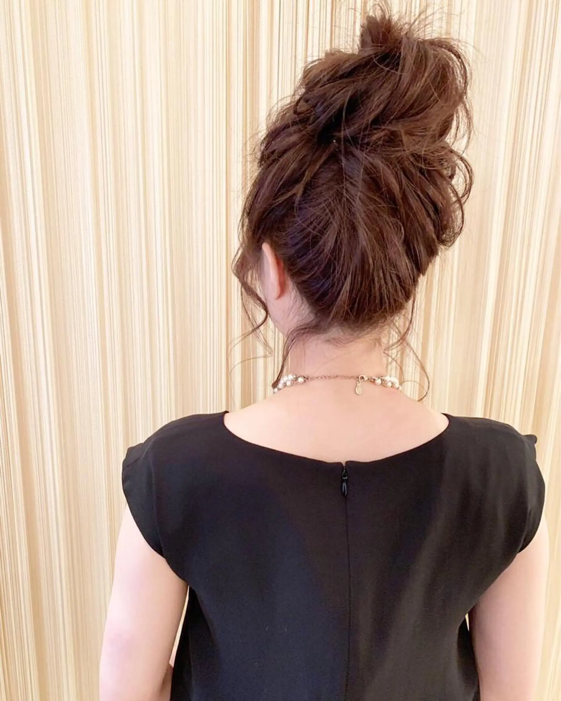ヘアアレンジ お団子ヘア an:title所属・くせ毛×ショート 上岡勇祐のヘアスタイル
