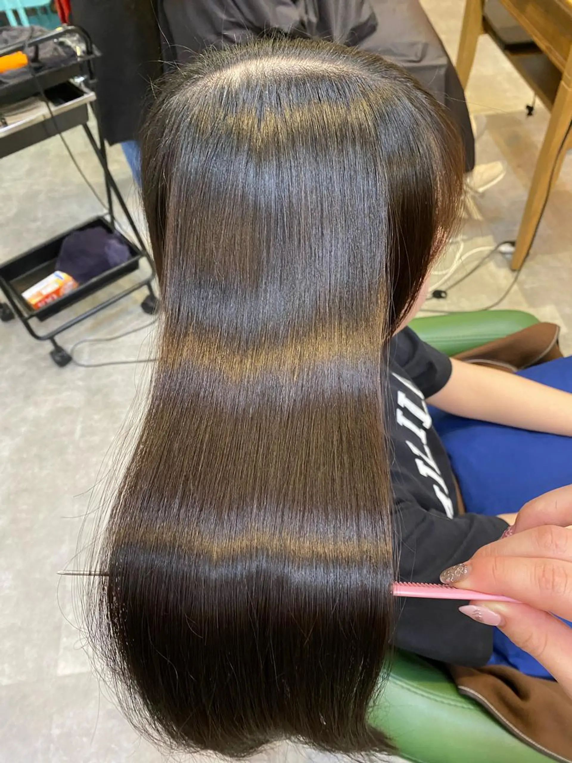 ロング パーマ 縮毛矯正 【縮毛矯正特化】 kyokaのヘアスタイル