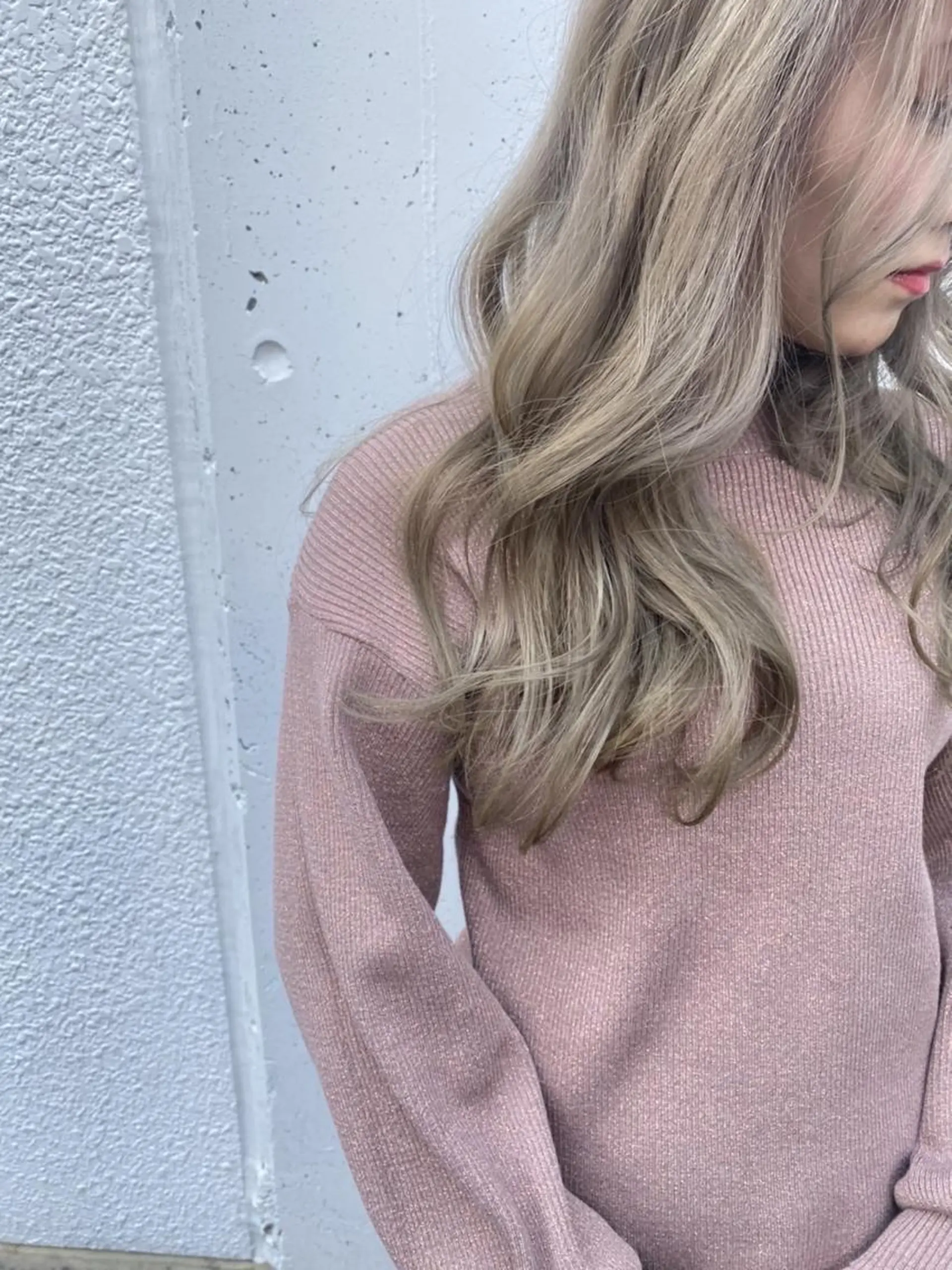 ミディアム カラー カット 縮毛矯正 UP-PU ART  HAIRのヘアスタイル
