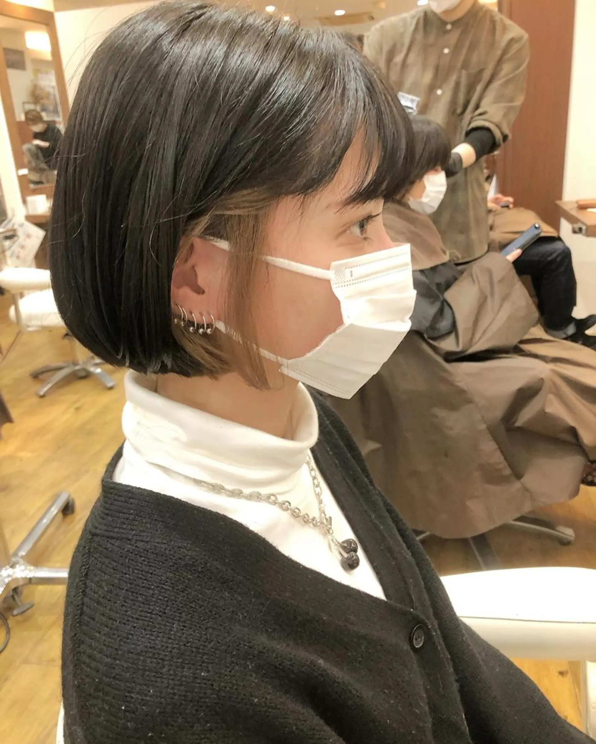 カラー アディクシーカラー アッシュ ベージュカラー ブリーチ ダブルカラー 🌈ハイトーン/ ワタル🌈のヘアスタイル