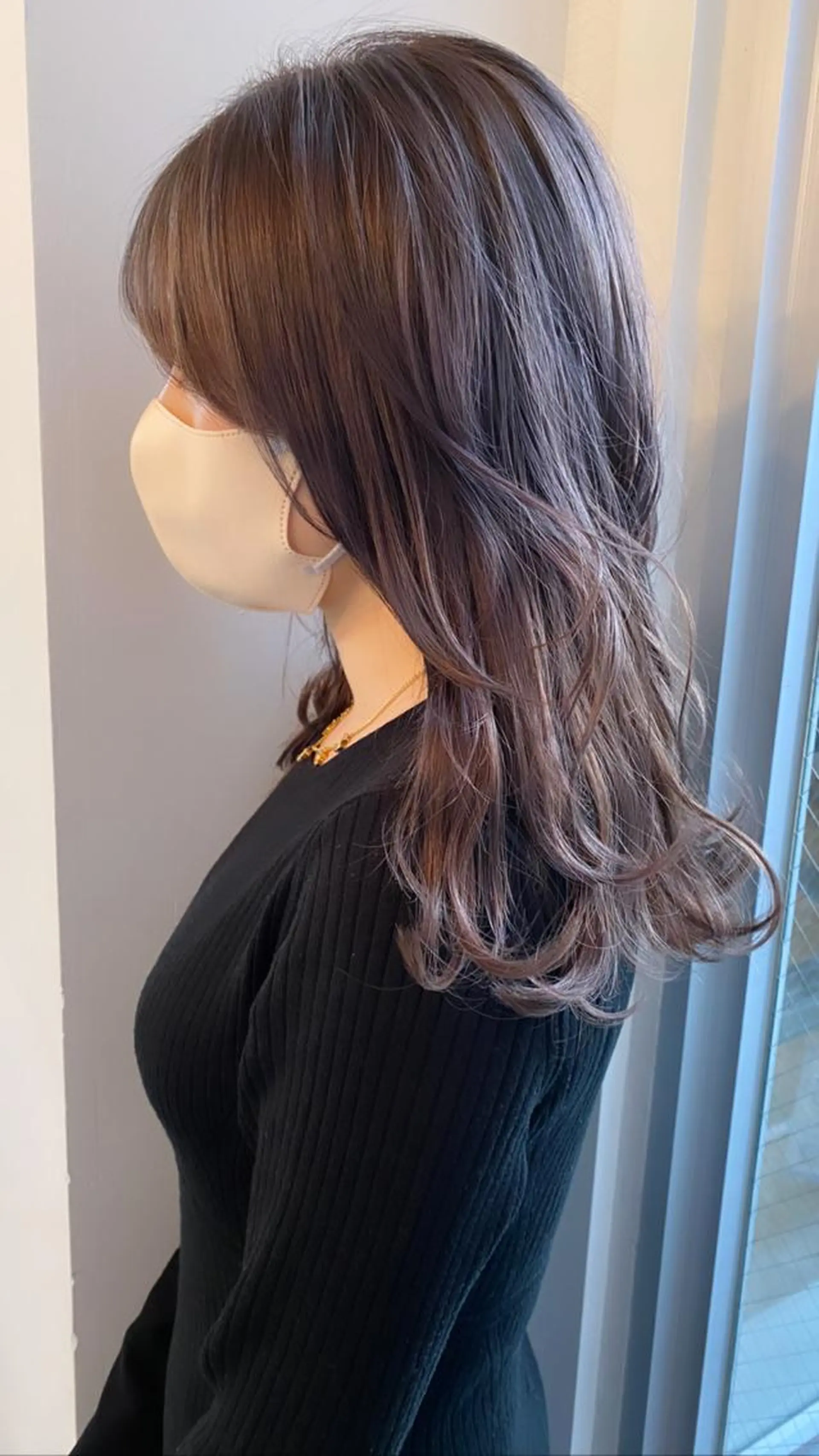 セミロング カラー カット ヘアカラー トリートメント 八谷 将平のヘアスタイル