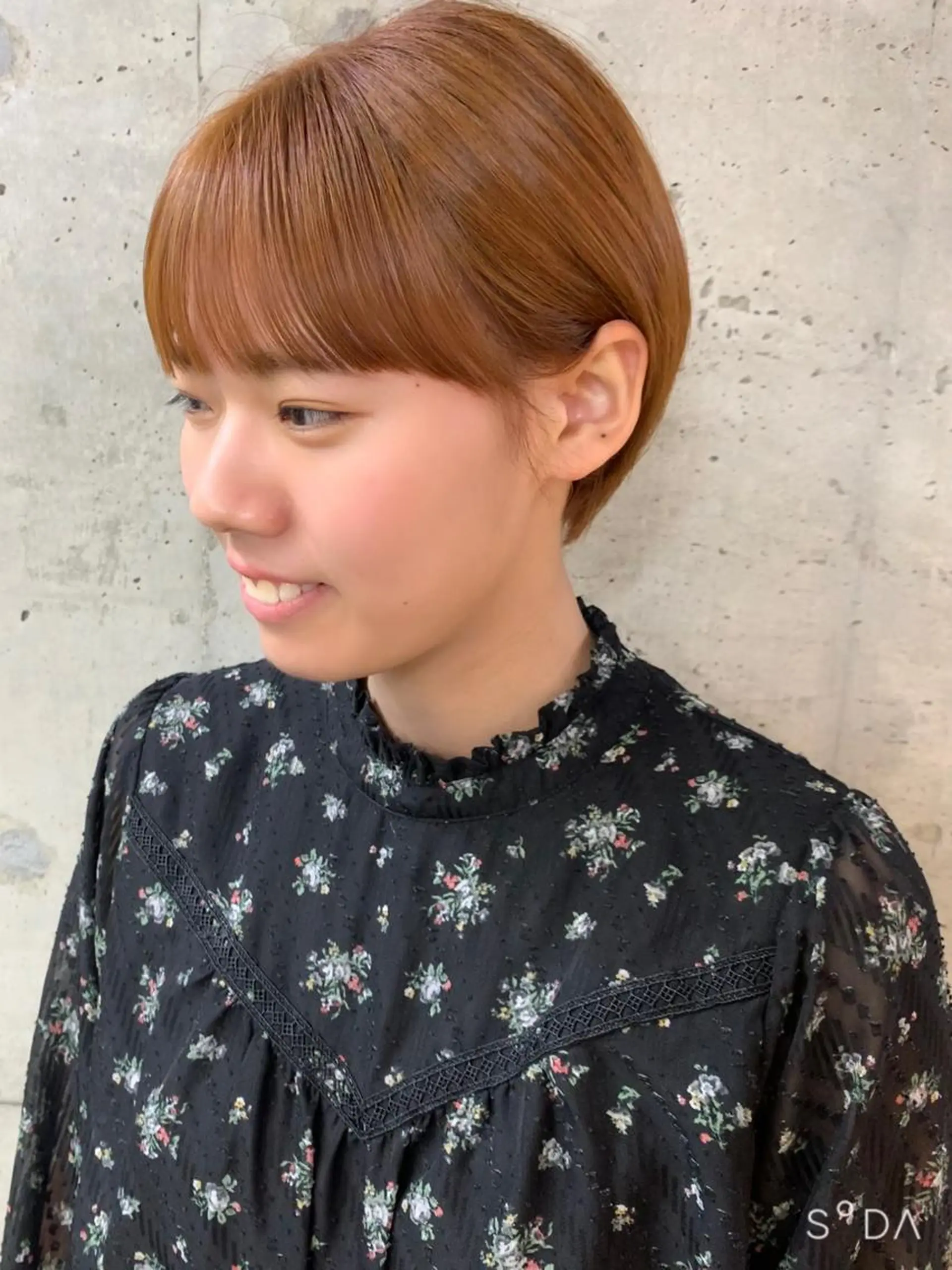 ショート カラー ベージュカラー ブリーチ ダブルカラー オレンジ オレンジベージュ youres hair WEST所属・ウルトワ髪質改善 ディレクター/熊倉都のヘアスタイル