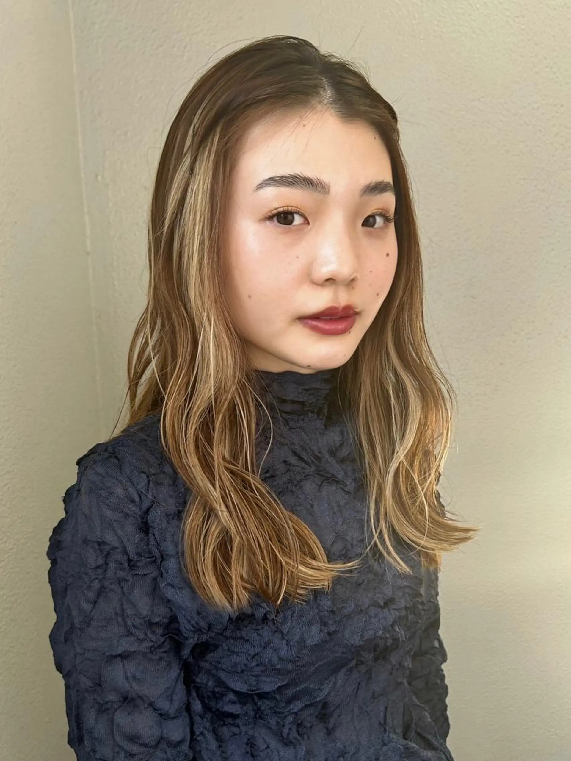 ロング カラー カット ヘアカラー トリートメント 🌼U24 ヘアデザインラボのヘアスタイル
