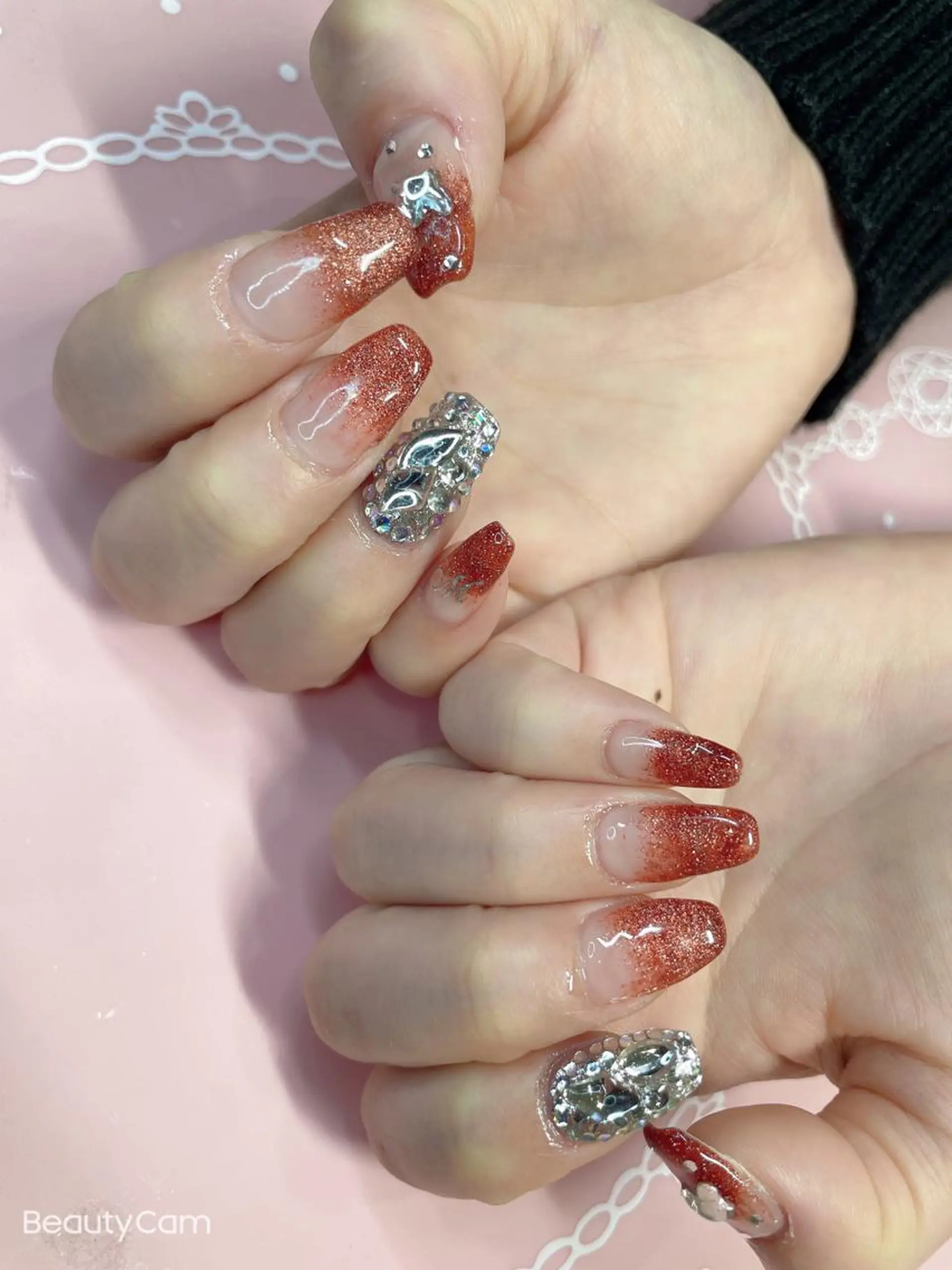 ショート ネイル マグネットネイル 《LB》ラブリエ Nail&eyeのマツエク・マツパデザイン
