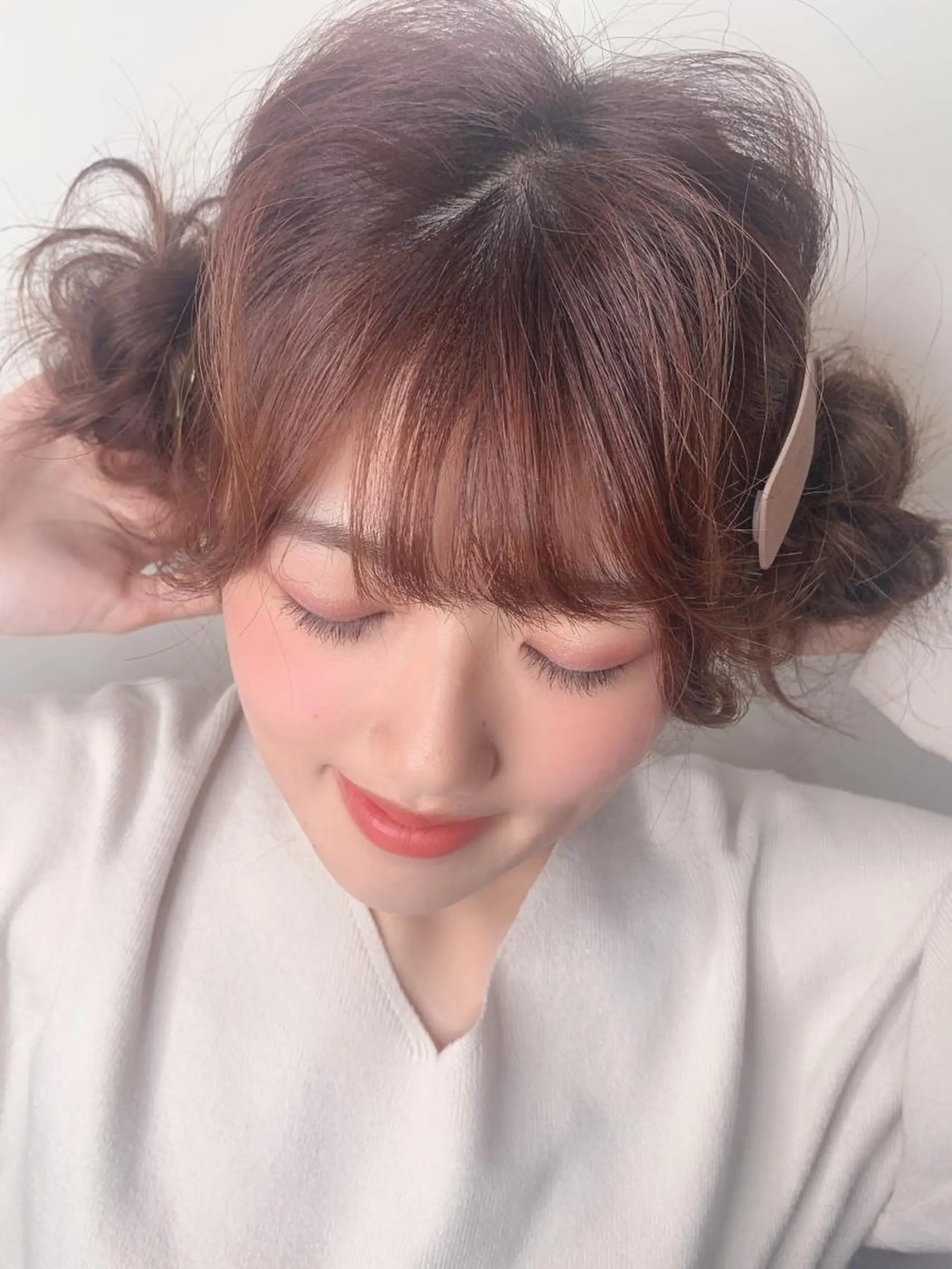 セミロング ヘアアレンジ 櫛部洸貴/ 髪質改善カラーのヘアスタイル