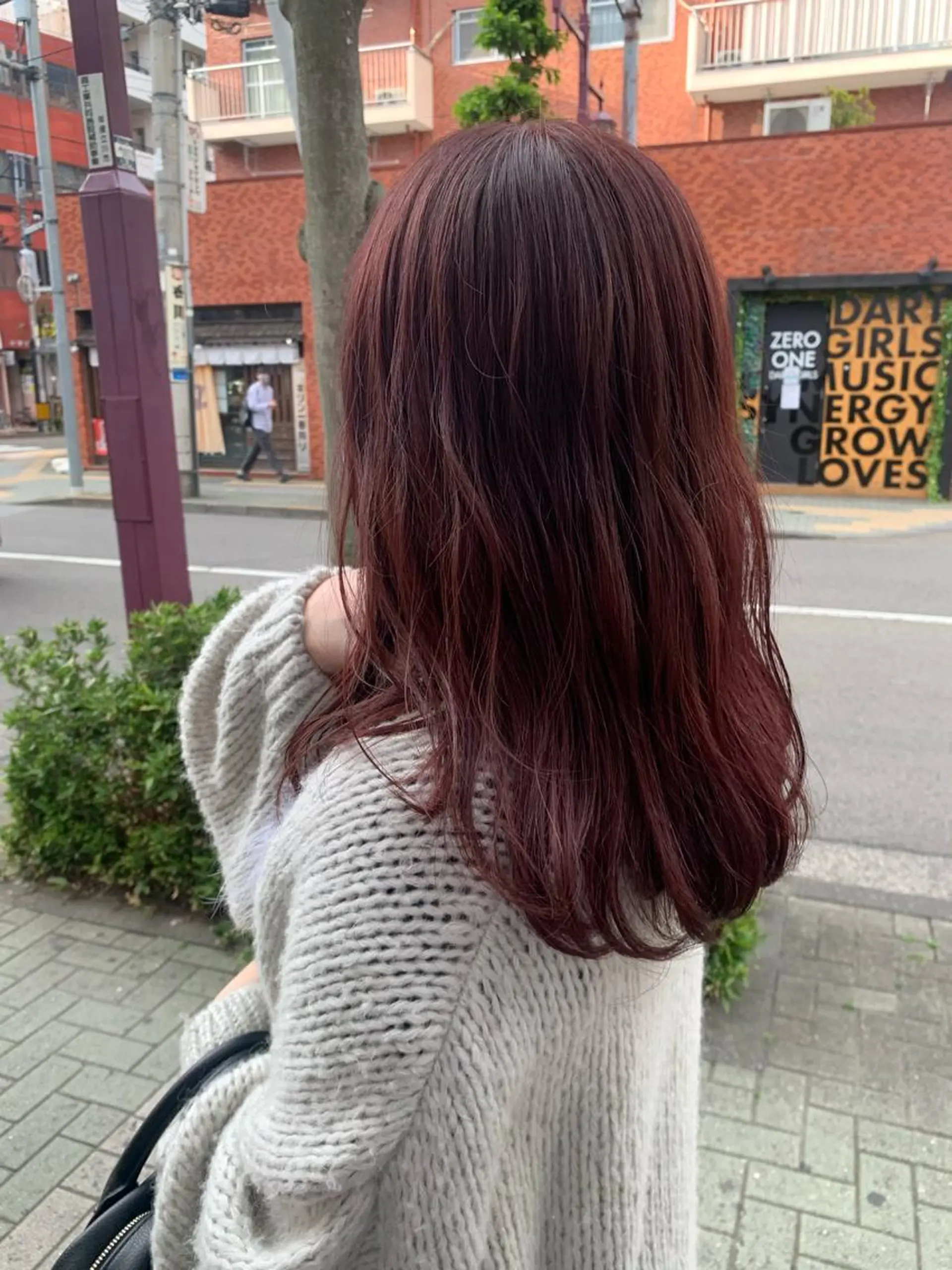 セミロング カラー ヘアアレンジ bob/ aoiのヘアスタイル