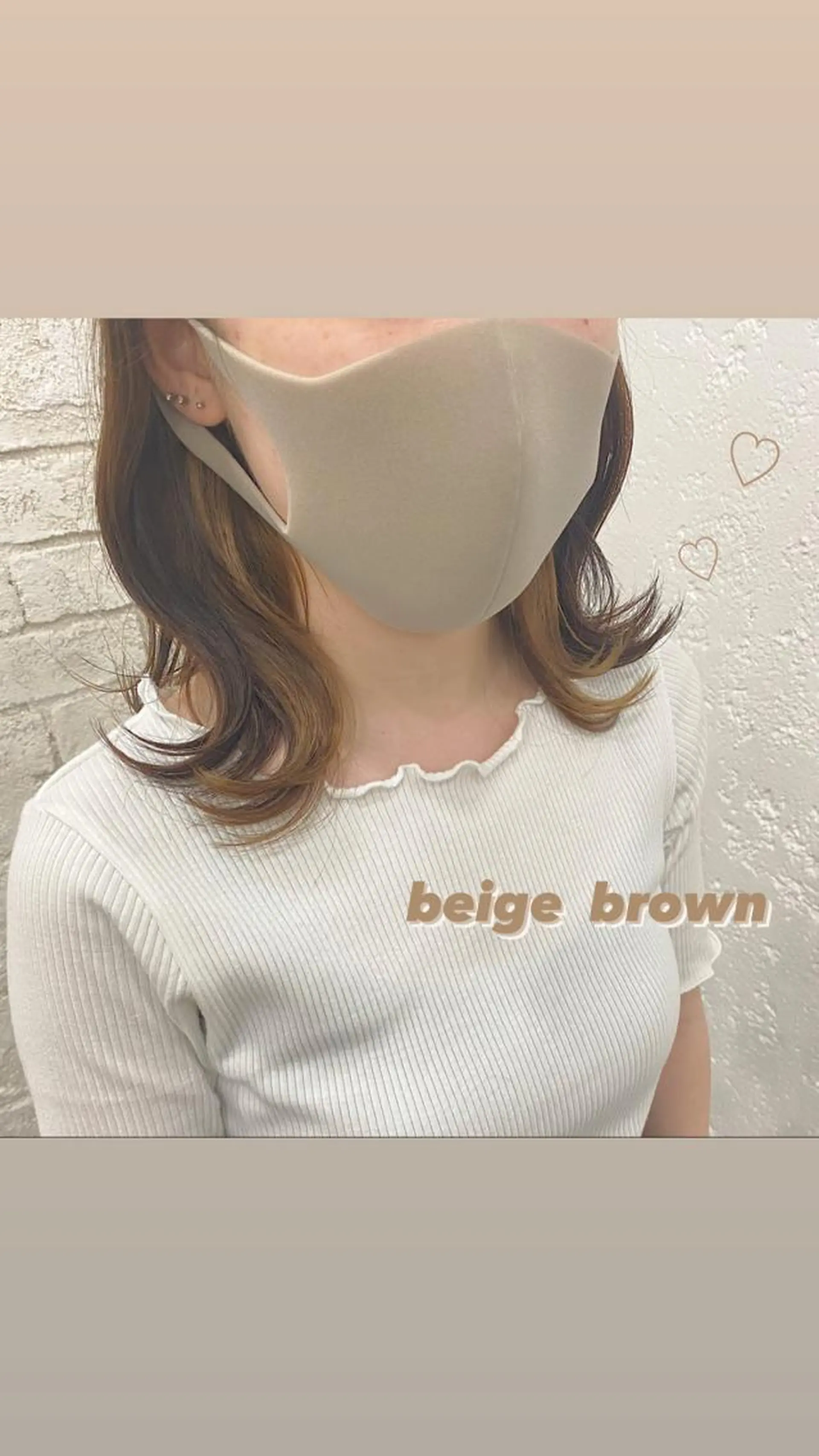 ミディアム カラー ヘアアレンジ ♡韓国風ヘア 🐈♡MIHOのヘアスタイル