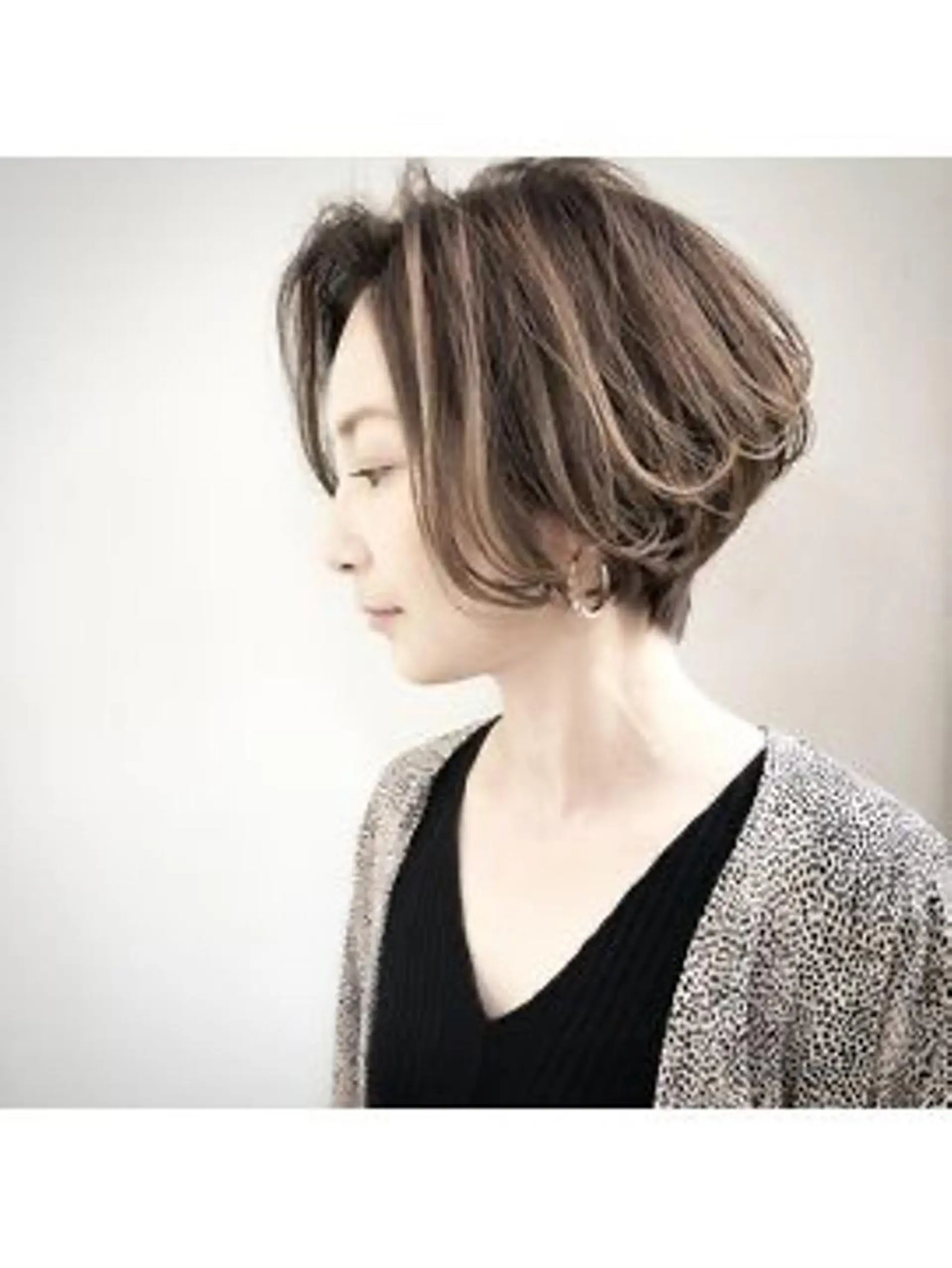 ショート カラー カット ヘアカラー トリートメント 再現性ショートボブ 木又克美のヘアスタイル