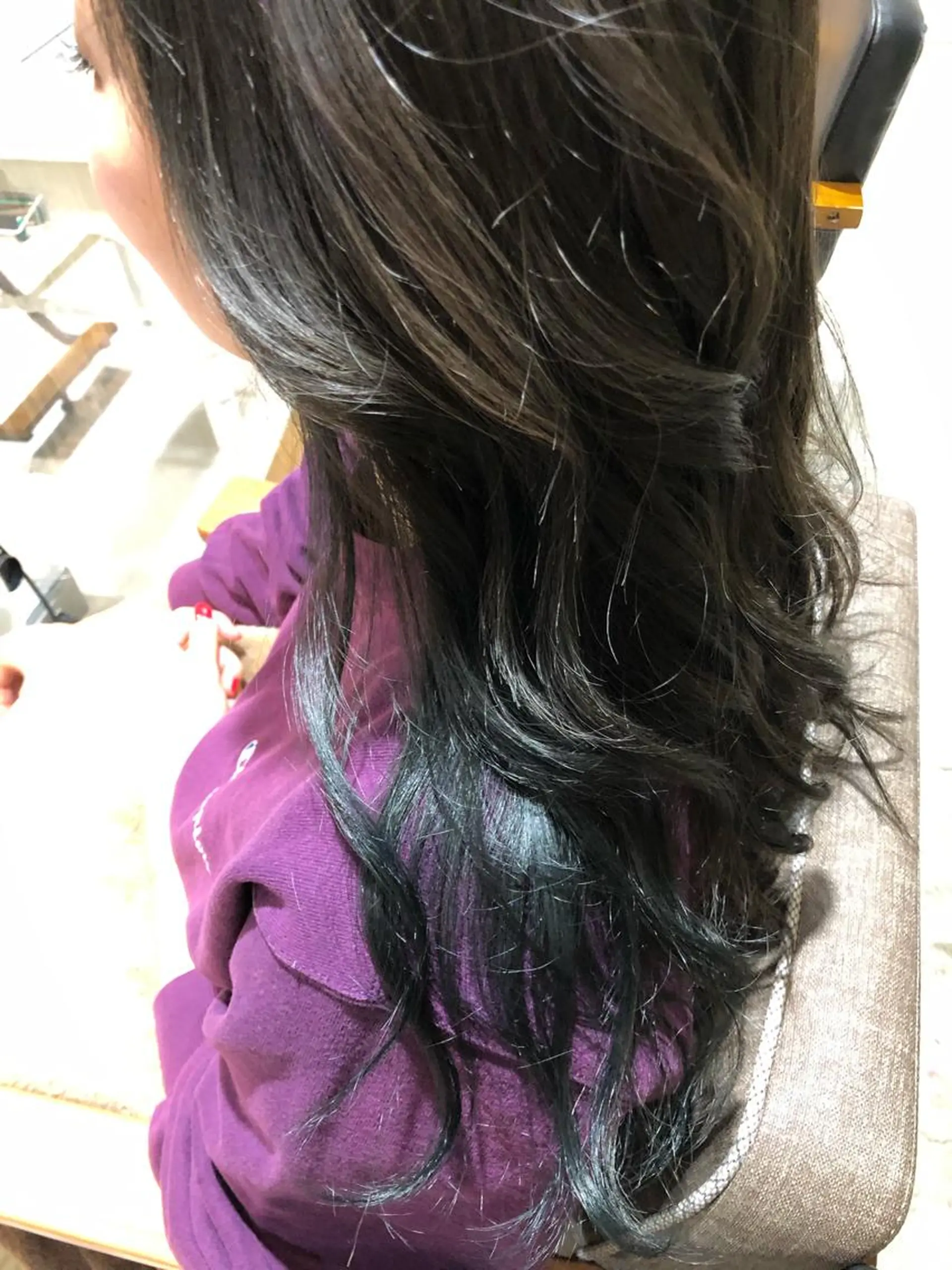 ロング カラー 新宿韓国風レイヤー カット内田智大のヘアスタイル