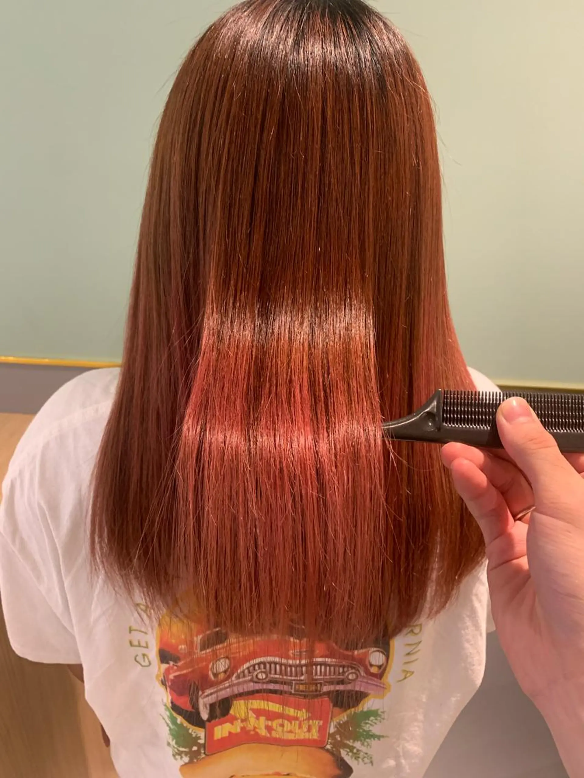 セミロング ハイトーン/メンズ/ ウルフ特化 小松のヘアスタイル