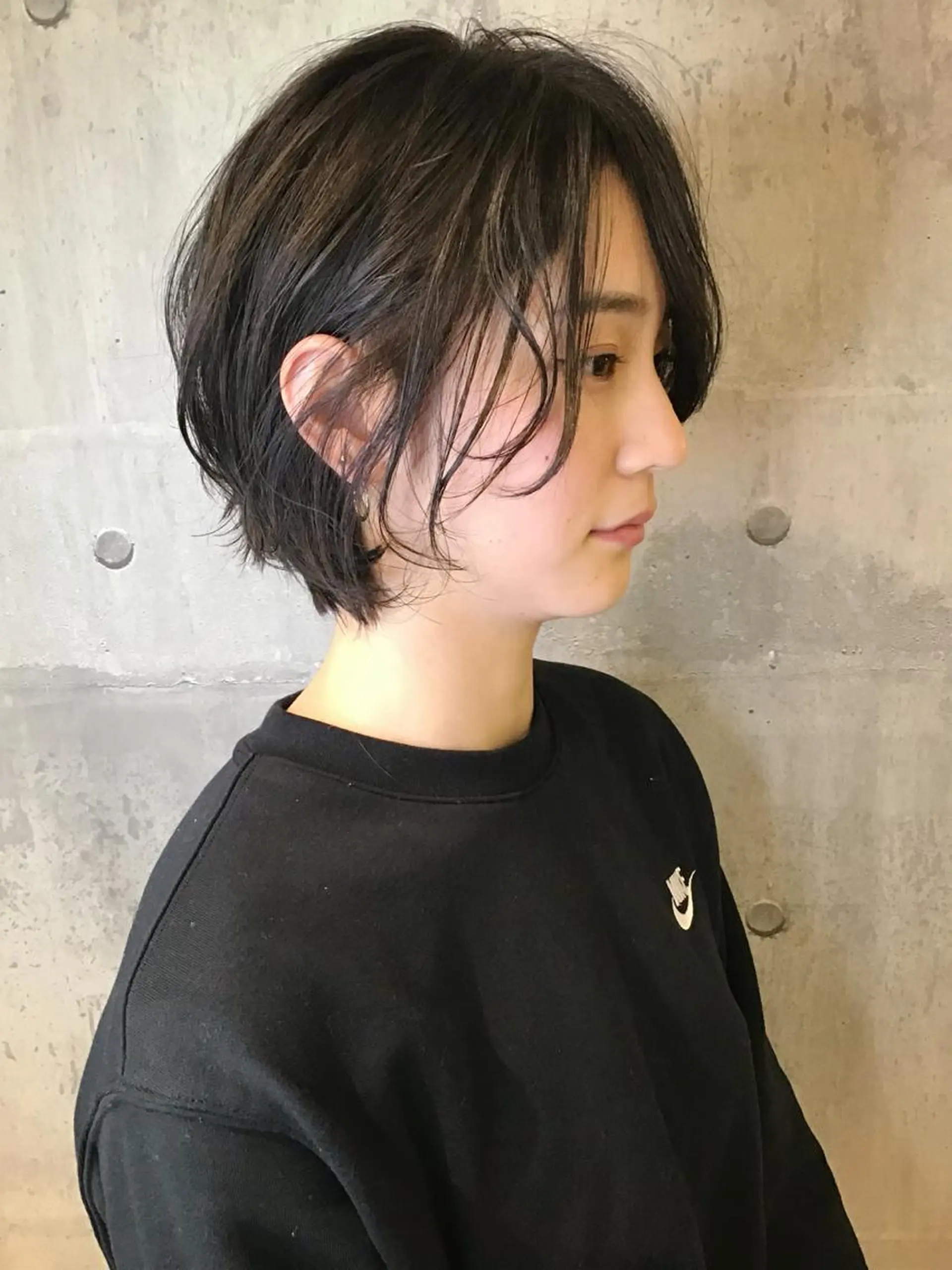 ショート カラー グレージュ カット ヘアカラー トリートメント 髪質改善カラー ケアブリーチ/タムのヘアスタイル
