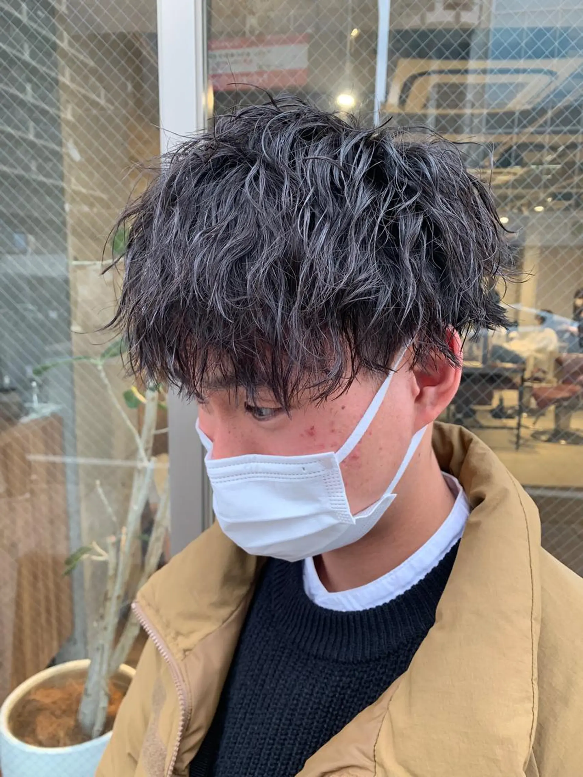 メンズ カット パーマ Produce with SALON VILLAGE所属・メッシュパーマ職人/ 窪田 優也/ツイスパのヘアスタイル