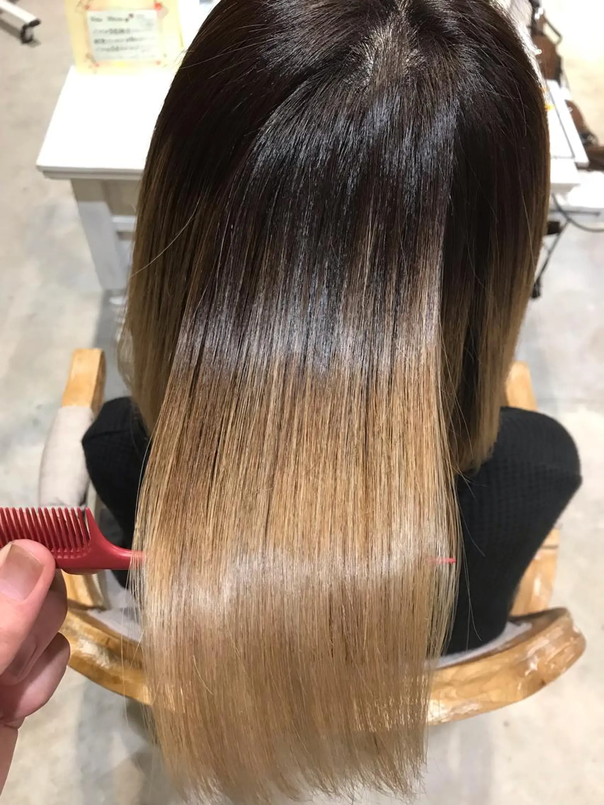 ロング 髪質改善 トリートメント トリートメント 湯浅  隆のヘアスタイル