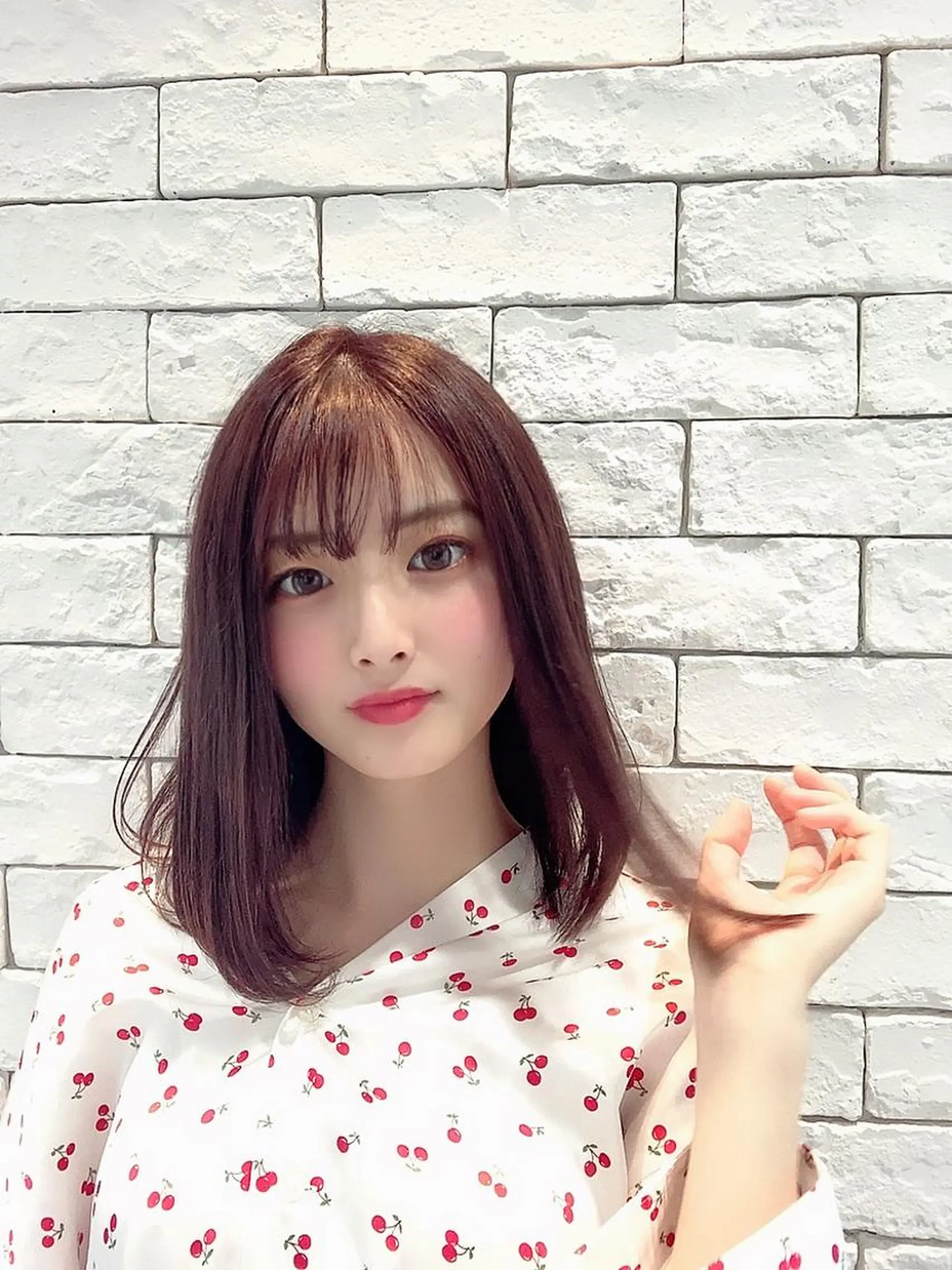 ミディアム 西新/siohair 似合わせ/石尾刻矢のヘアスタイル