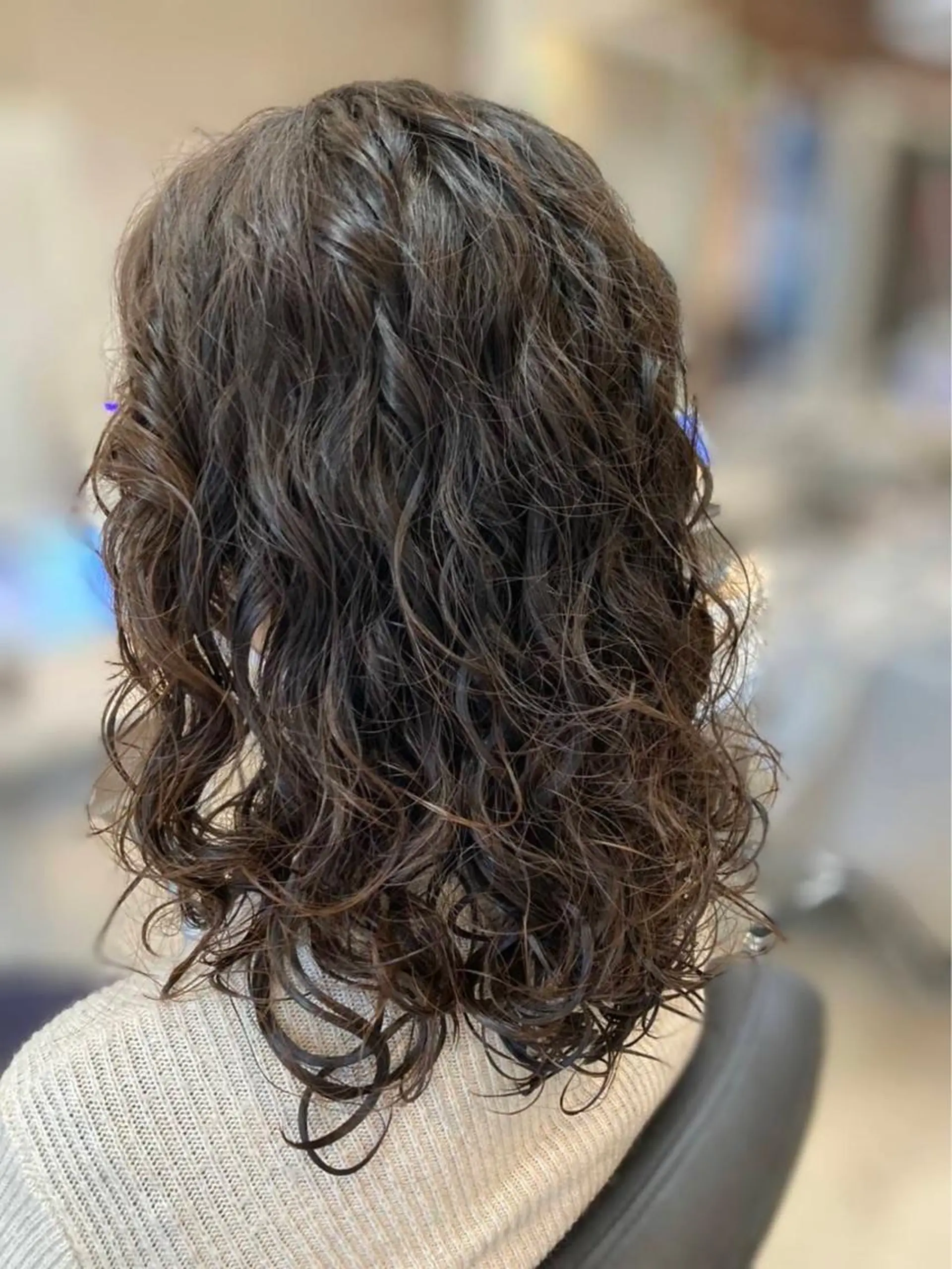 セミロング パーマ 寺田 ゆりのヘアスタイル