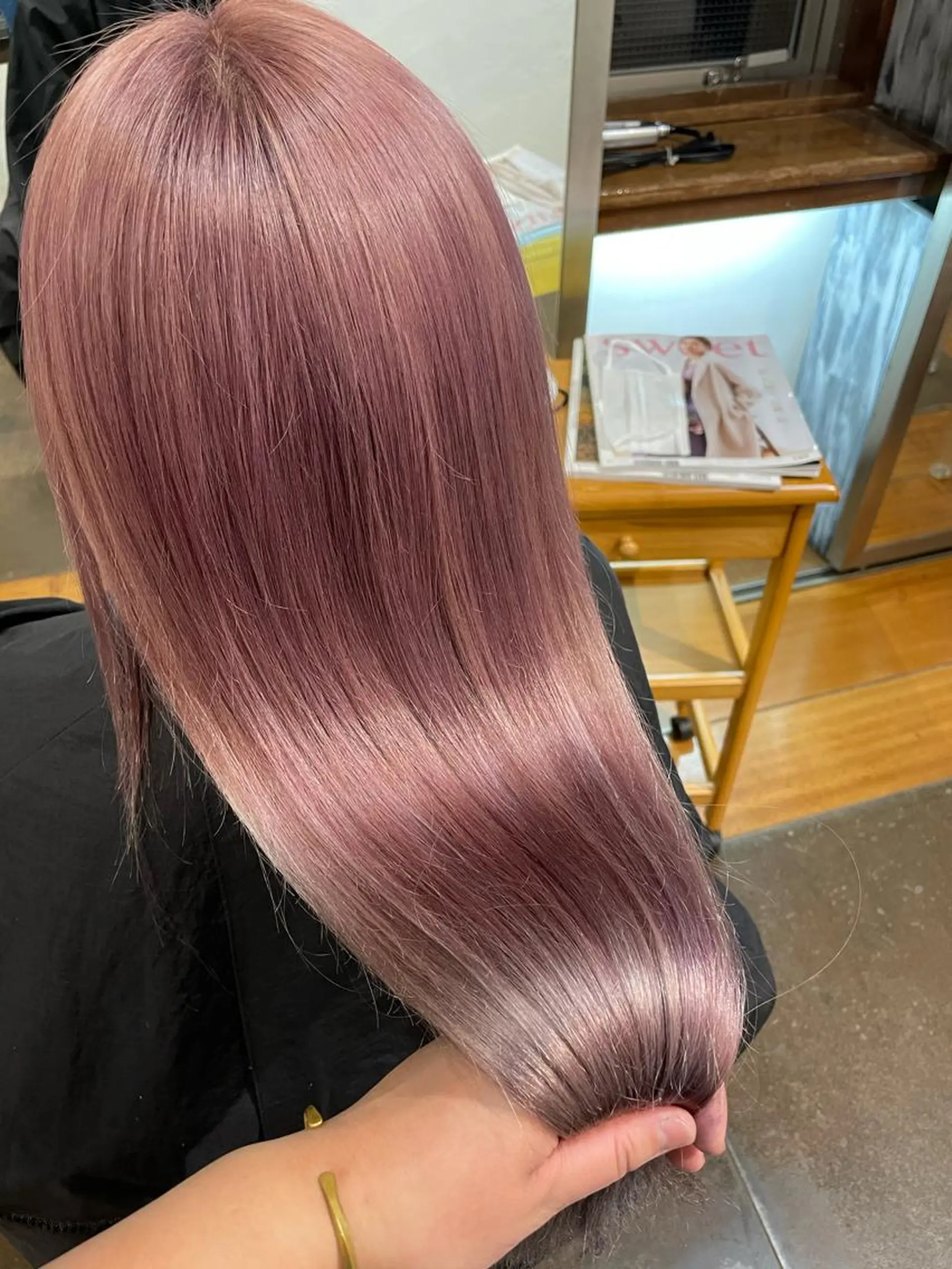 ロング ヘアカラー トリートメント hair salon Lihina所属・韓国ヘア🇰🇷 佐藤史奈のヘアスタイル