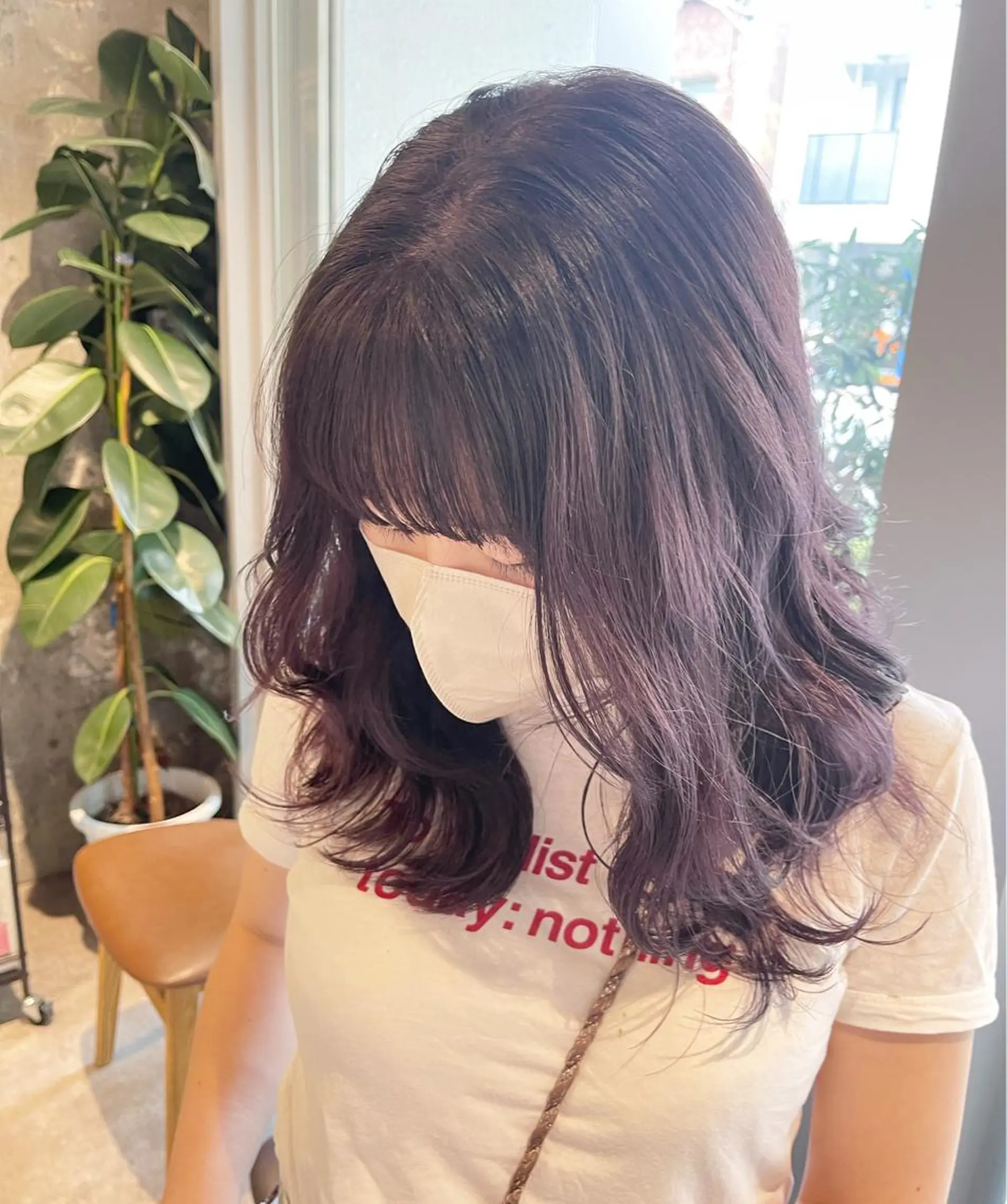 ロング ヘアカラー ano @anomukuiのヘアスタイル