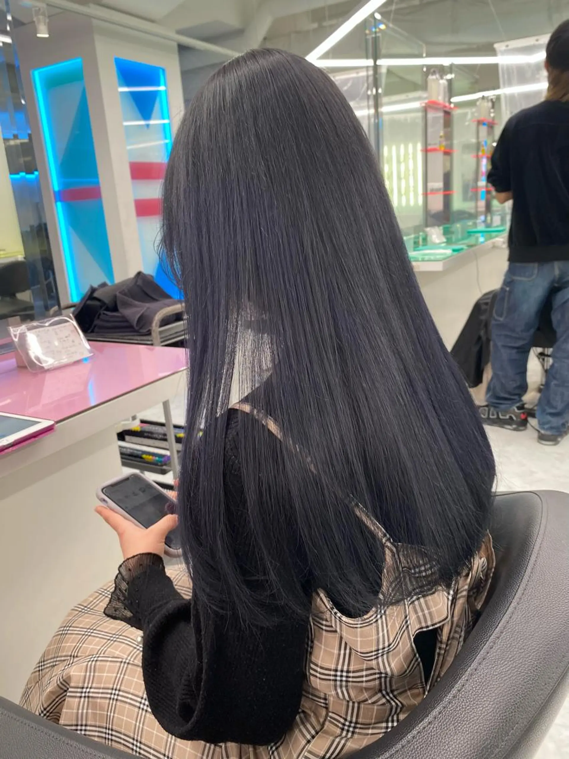 ロング カラー ヘアアレンジ サロウィン渋谷宇田川店所属・ハッシュカット/韓国 レイヤー/Arataのヘアスタイル
