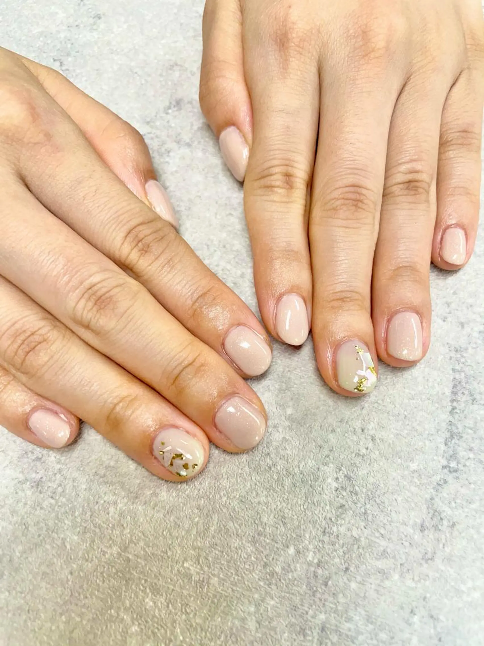 ネイル アートネイル イースター フレンチネイル ジェルネイル ガラスフレンチ ハンドネイル ハンドケア .N YUKIのネイルデザイン