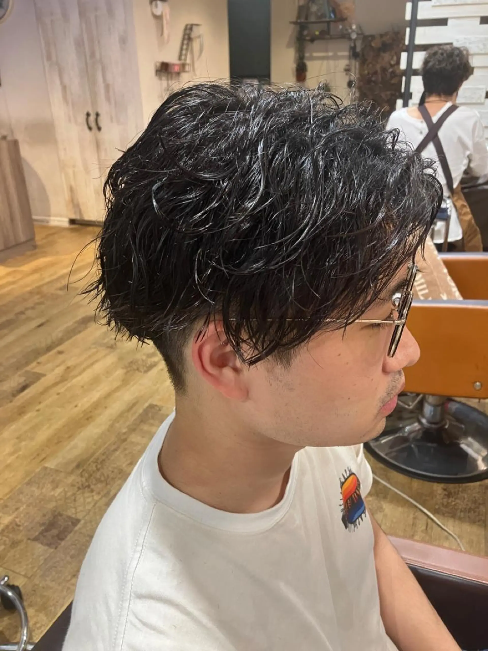 ショート パーマ メンズ 髪質改善LINKTH久喜所属・【髪質改善】関根 拓斗のヘアスタイル