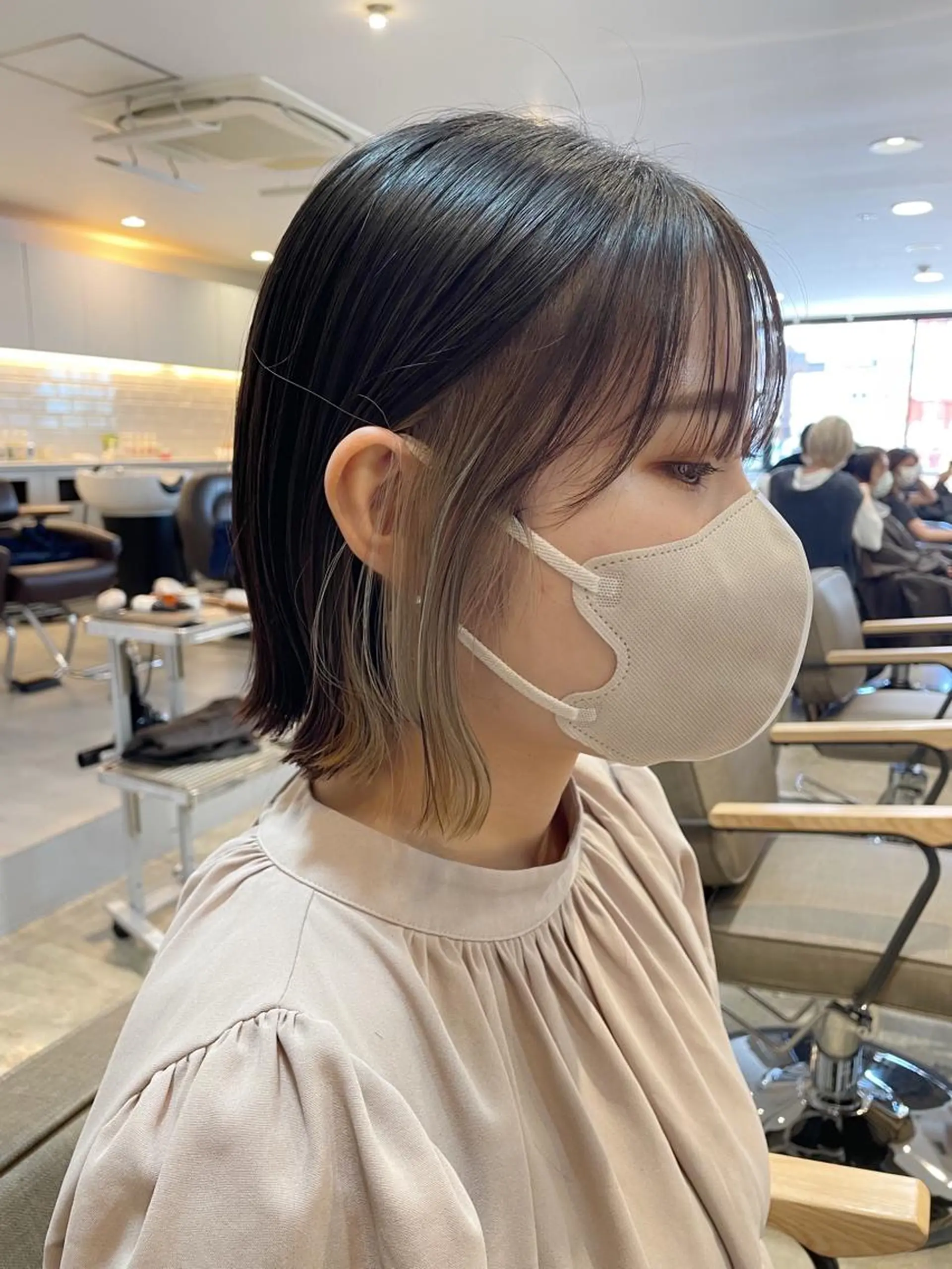 ショート カラー カット ヘアカラー ウルフ、ボブ美容師 今井のヘアスタイル