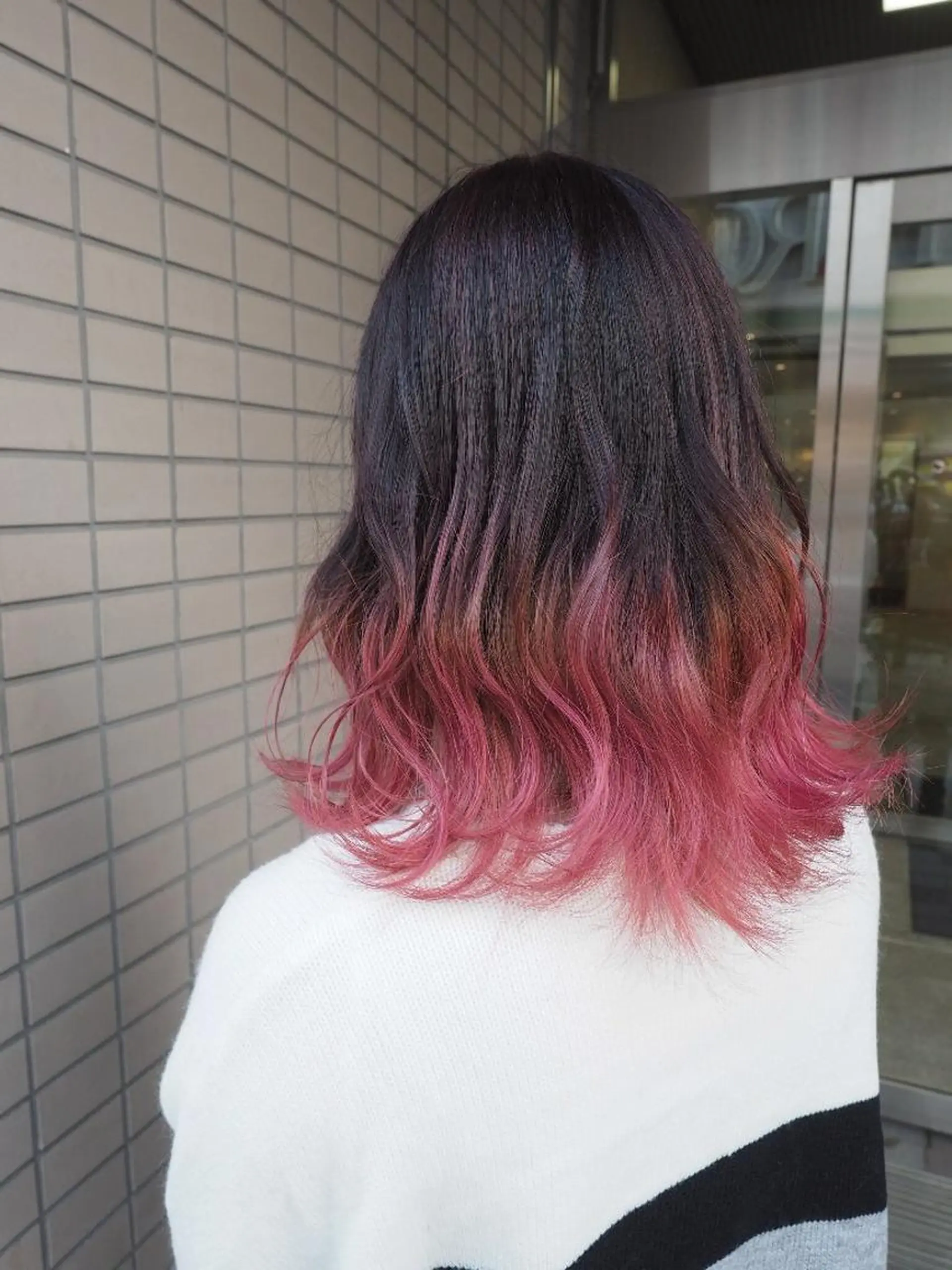 セミロング キノシタ ナオユキのヘアスタイル