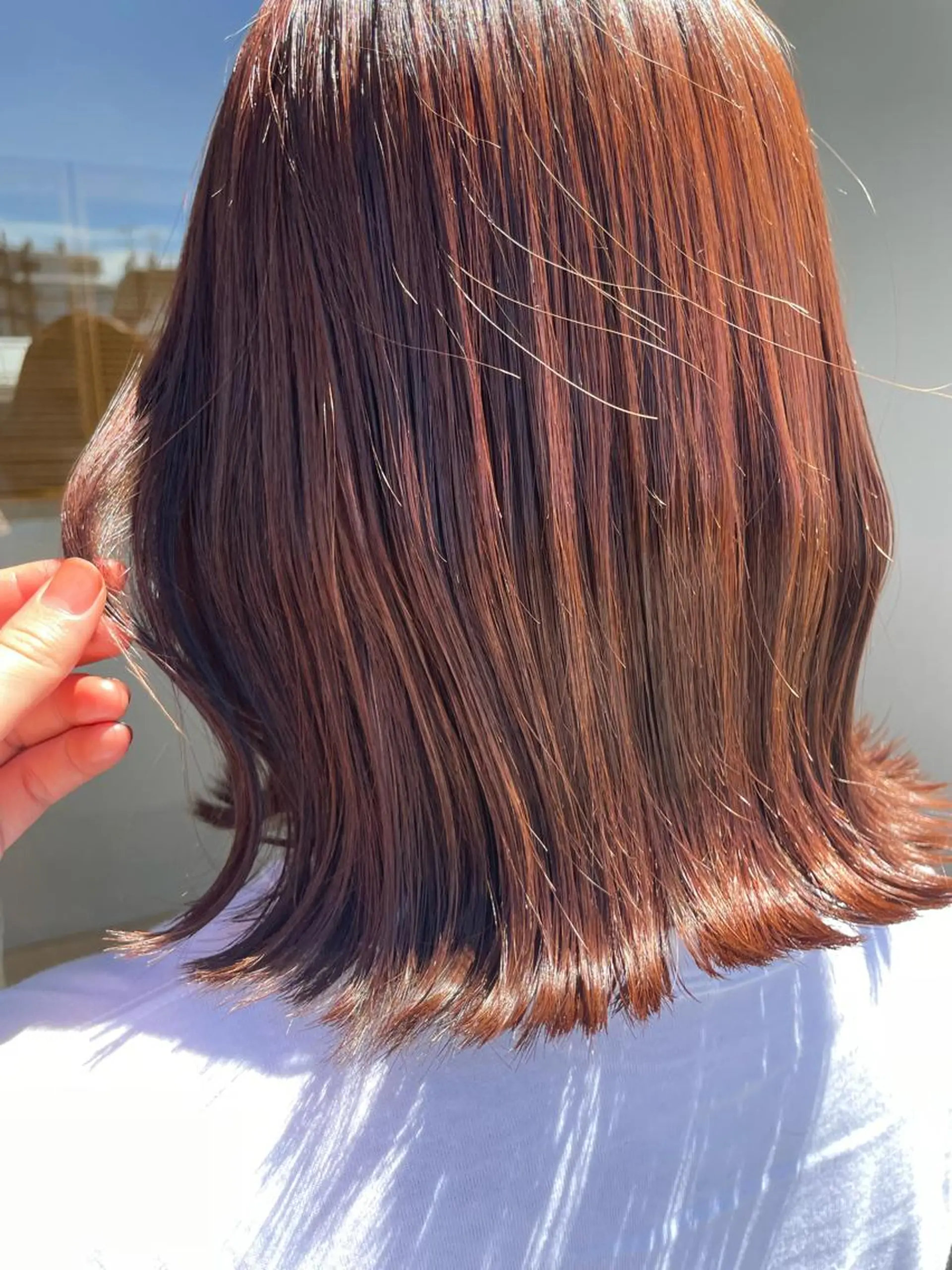 カラー 若月 あやかのヘアスタイル