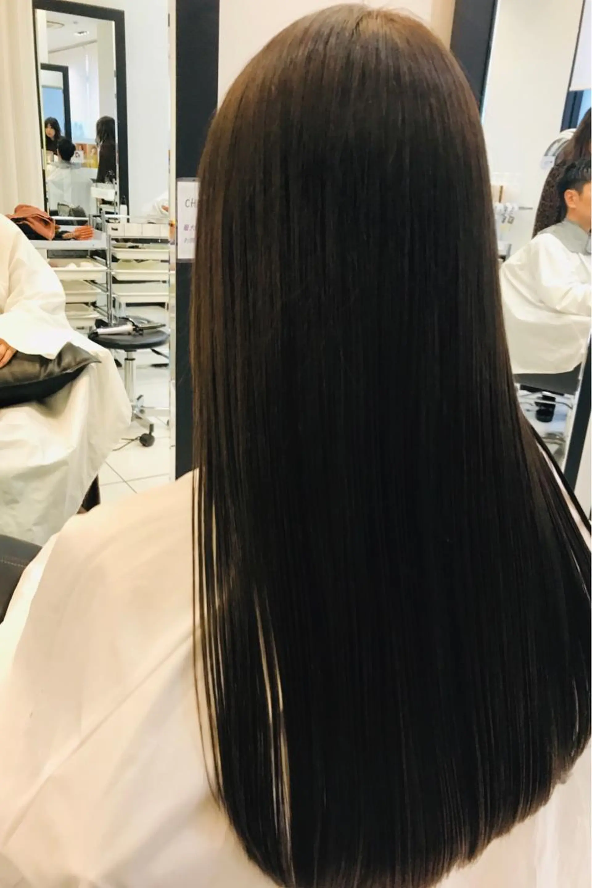 ロング YASU🍎CUT 赤系カラー/ヘアケアのヘアスタイル