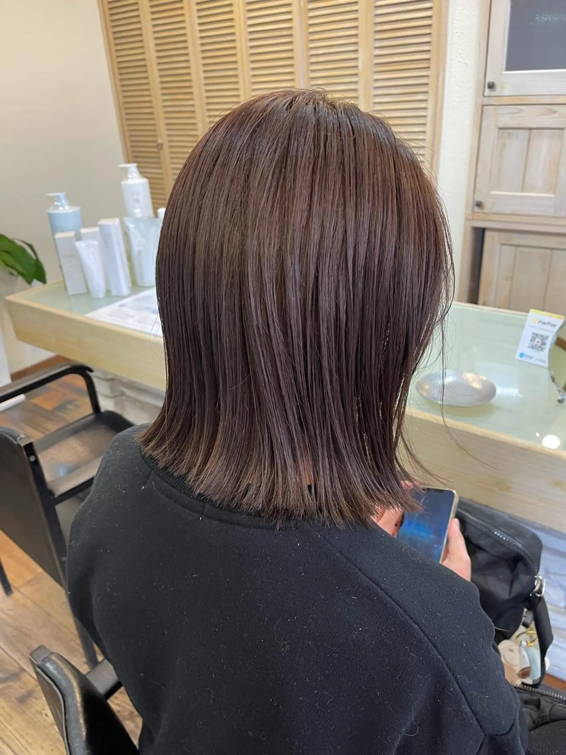 ミディアム ヘアカラー トリートメント CEEK /NO.4所属・梶原 真帆のヘアスタイル