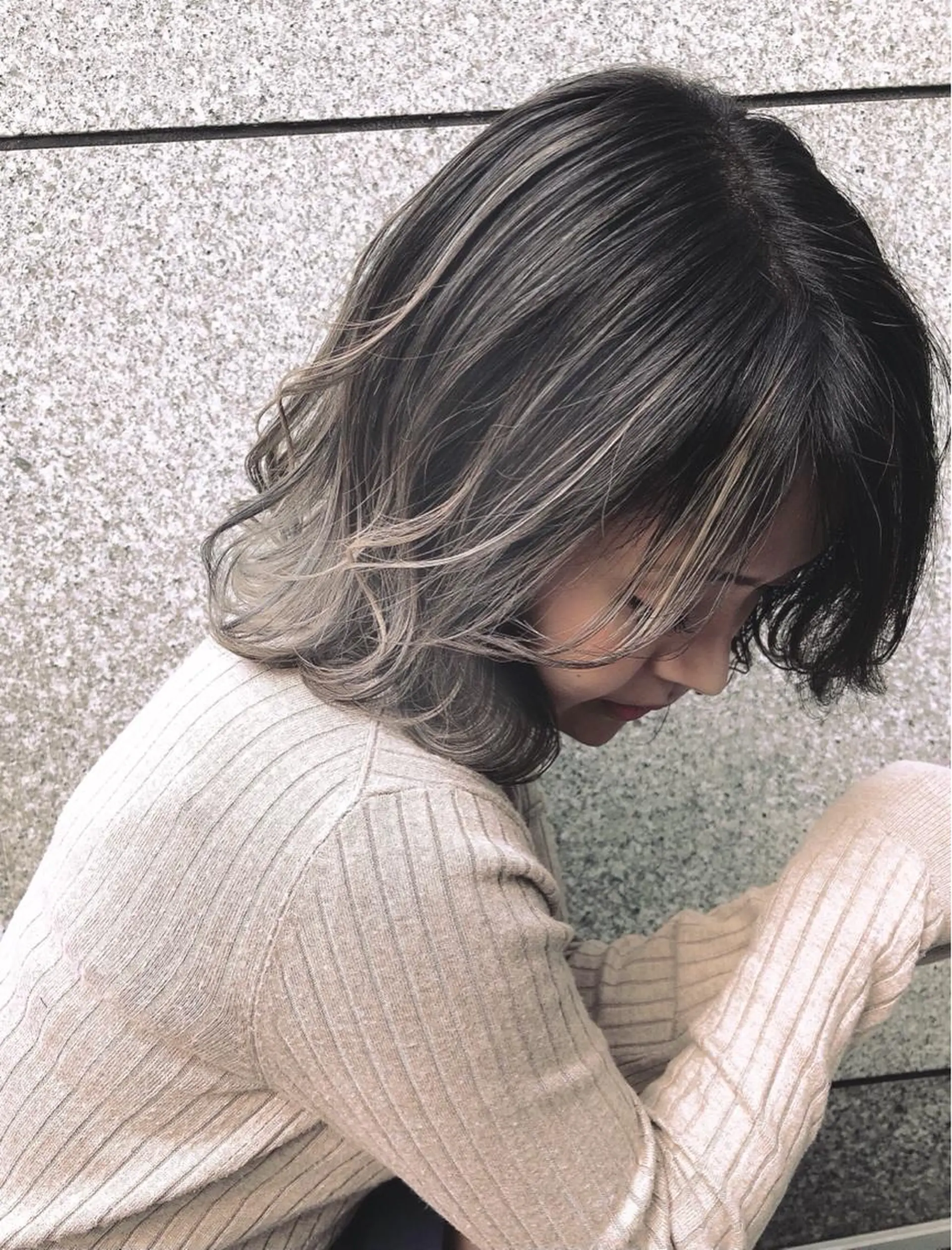 ミディアム レイヤーカット リュドール名古屋所属・浜田 敦史のヘアスタイル
