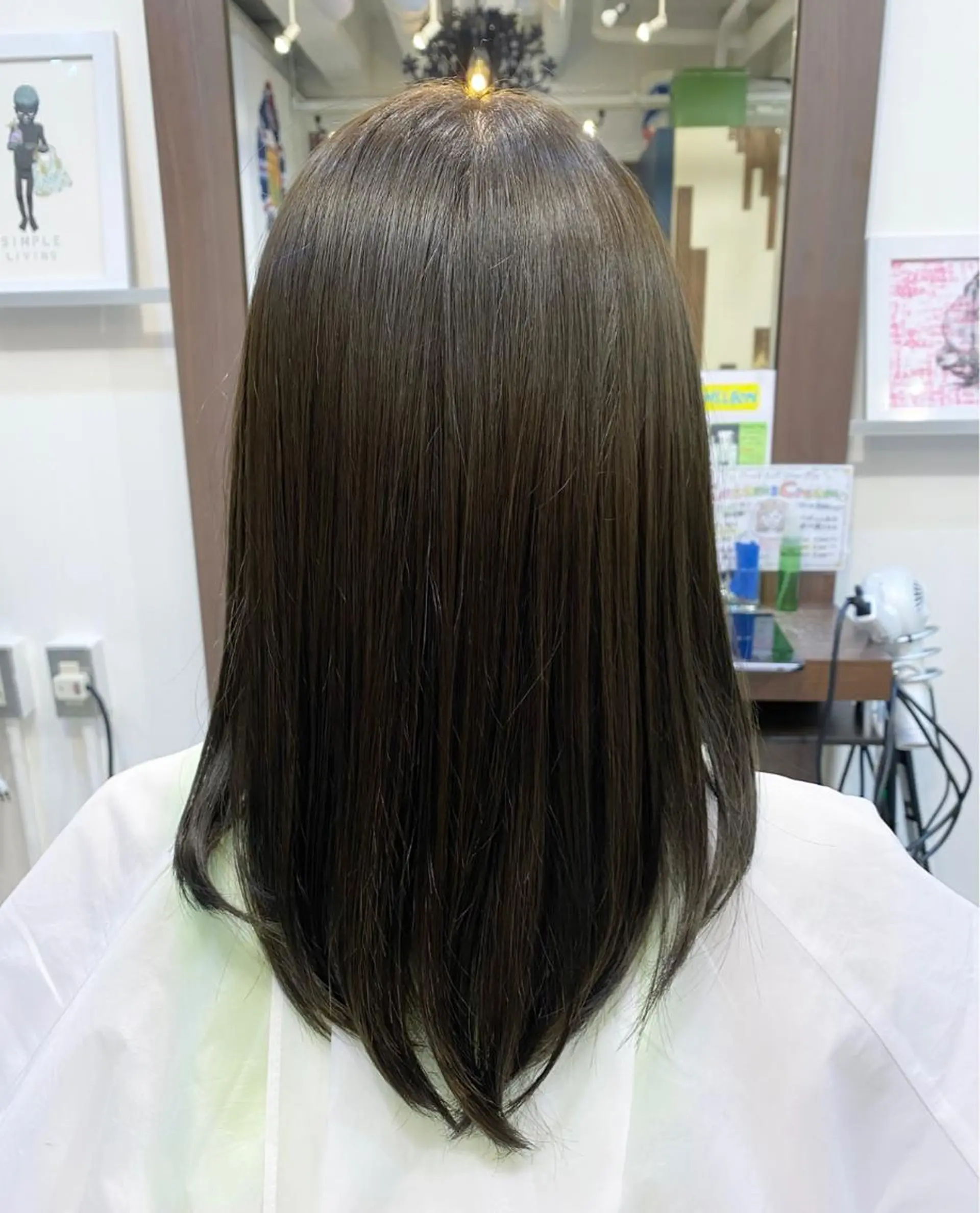 ロング カラー ブリーチ グレージュ ブリーチなしカラー Cloud zero所属・🌻秋山 夏樹🌻のヘアスタイル