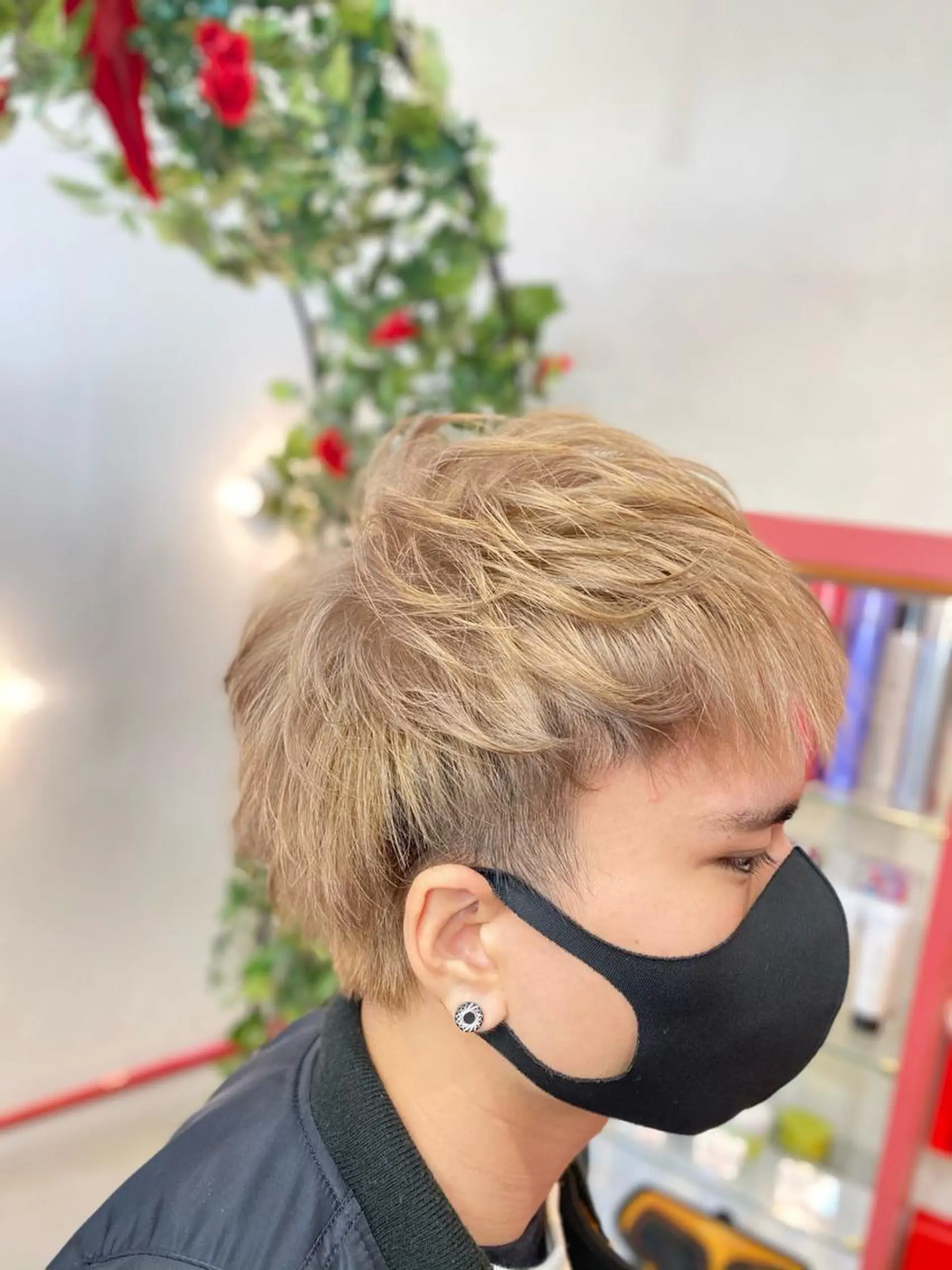 メンズ メンズブリーチ ヘアカラー ゆぴ☾‪/推しカラー /ハイトーンのヘアスタイル